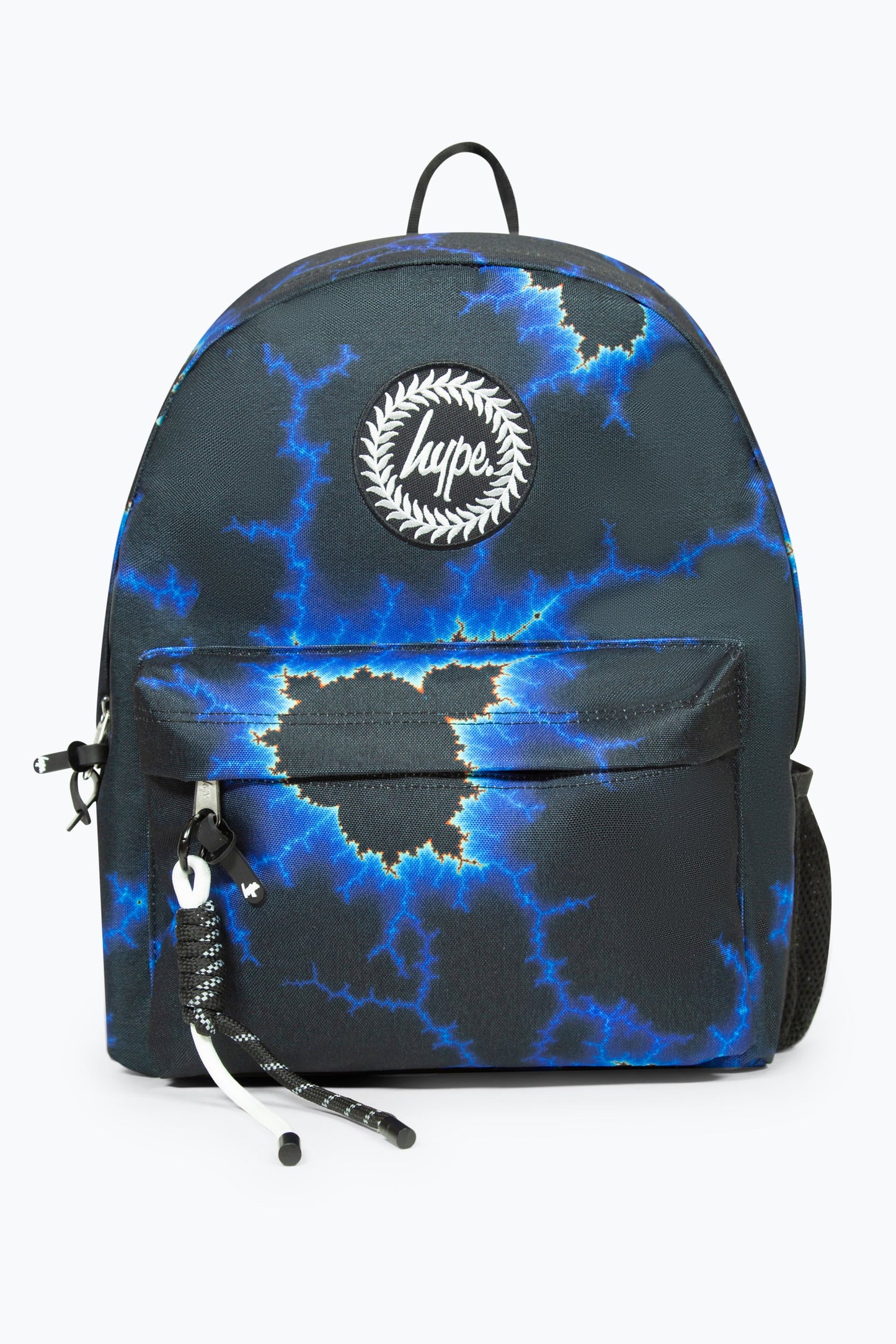 Hype Black/Blue Lightning Badge Backpack