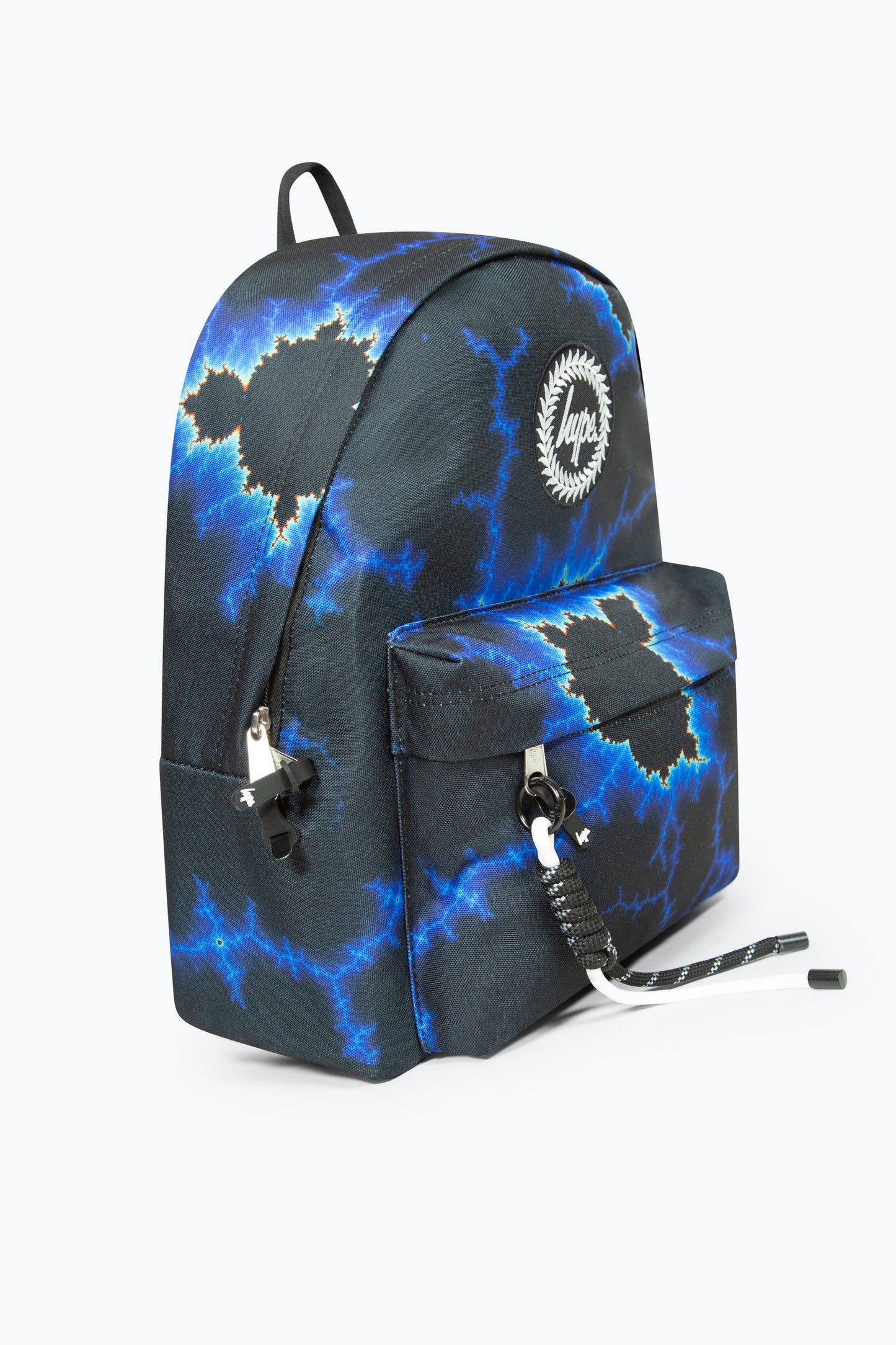 Hype Black/Blue Lightning Badge Backpack