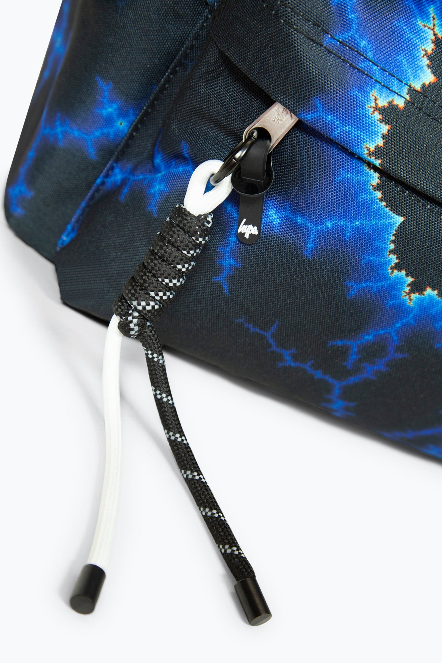 Hype Black/Blue Lightning Badge Backpack