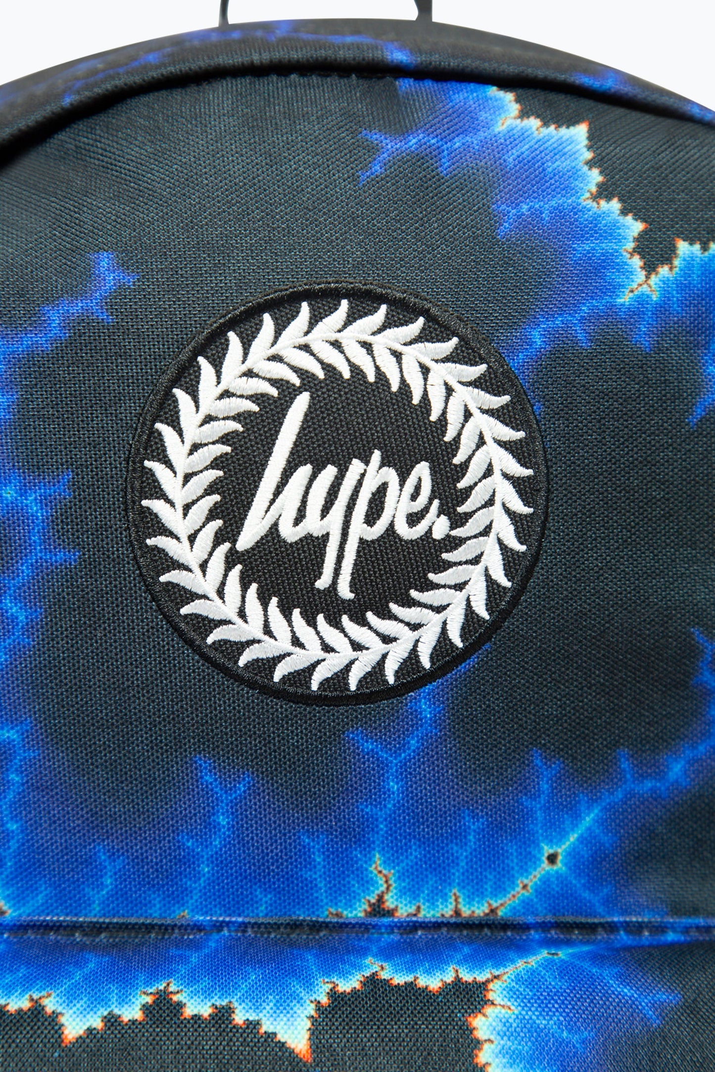 Hype Black/Blue Lightning Badge Backpack