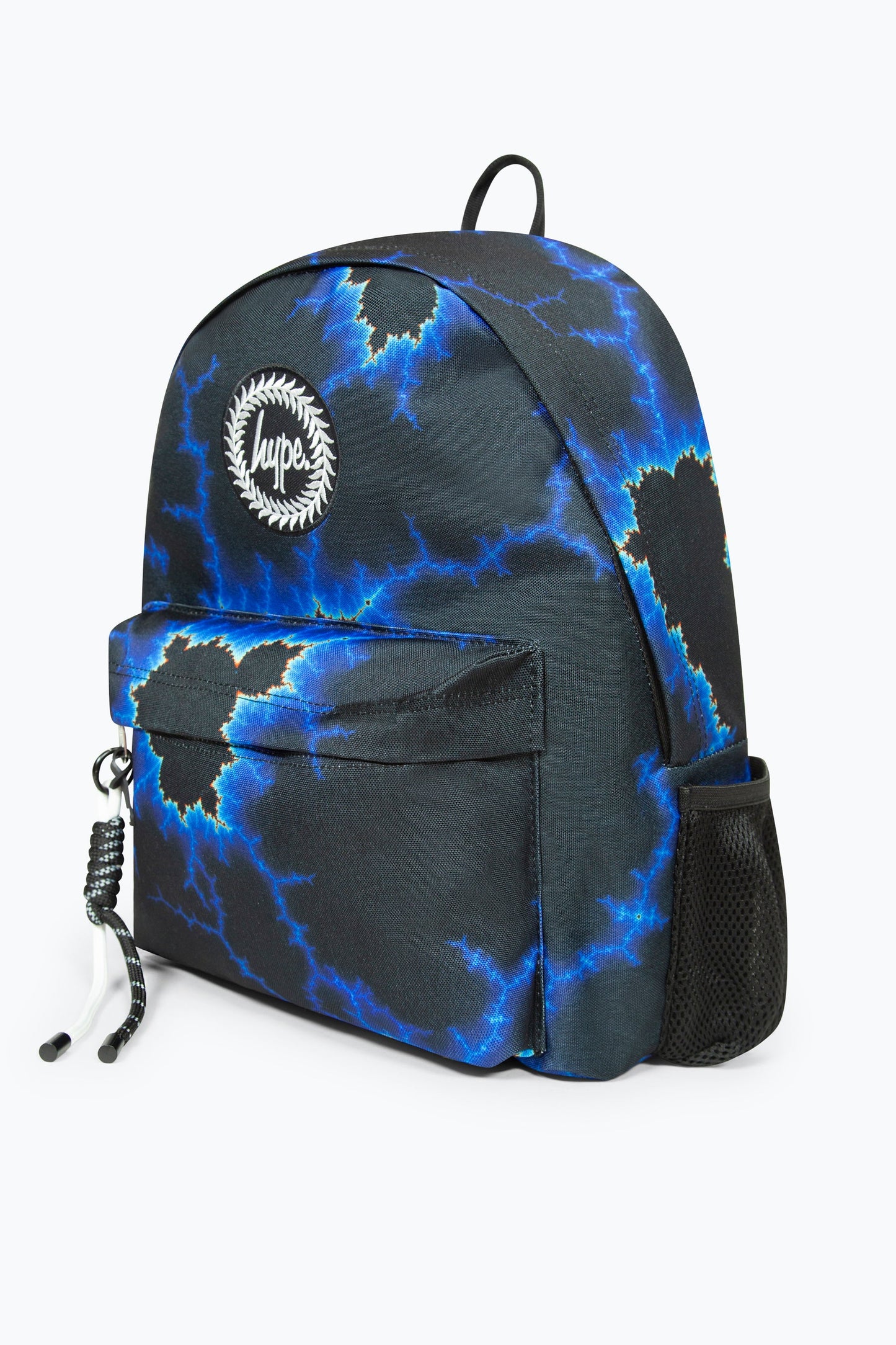Hype Black/Blue Lightning Badge Backpack