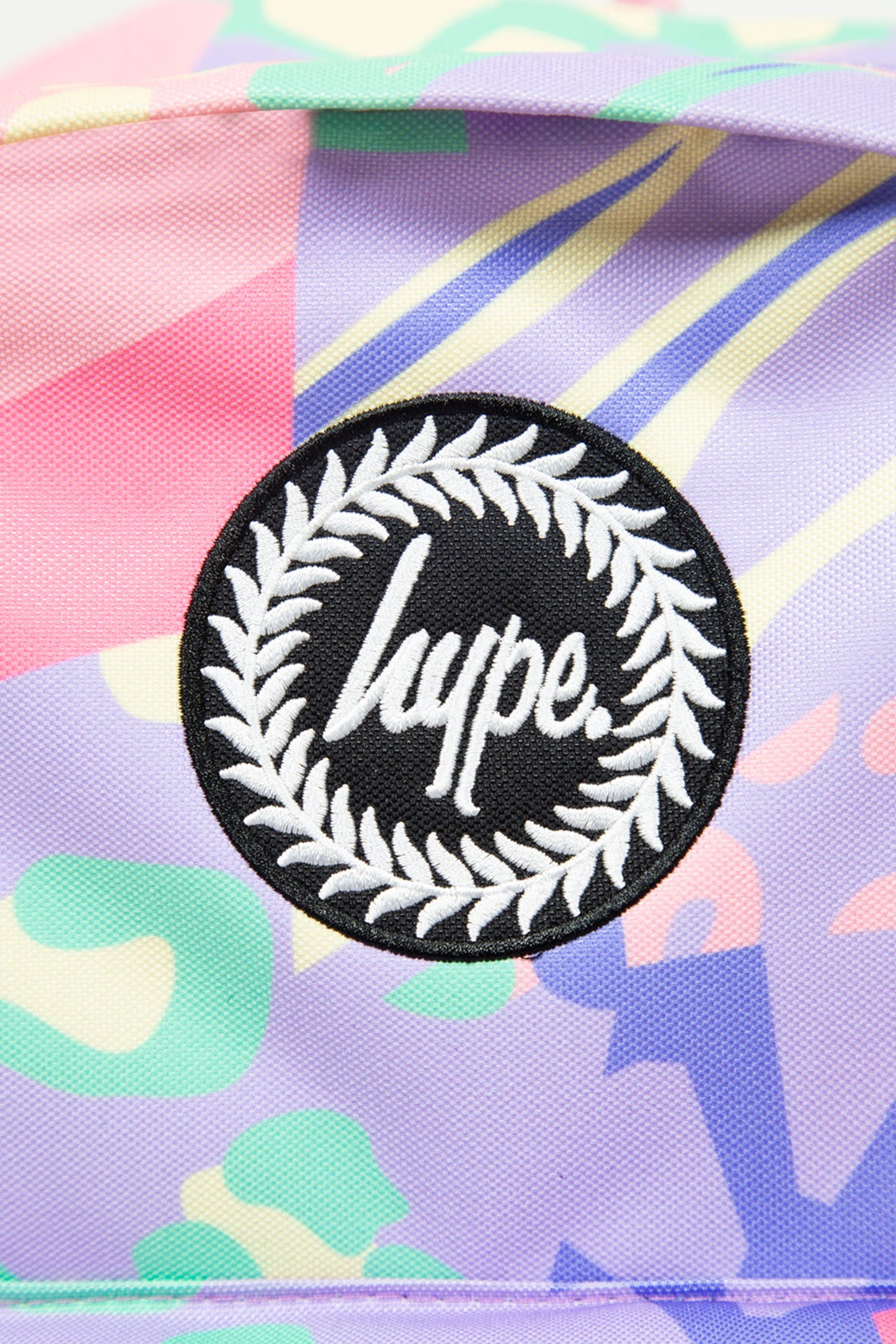 Hype Pastel Prints Badge Backpack