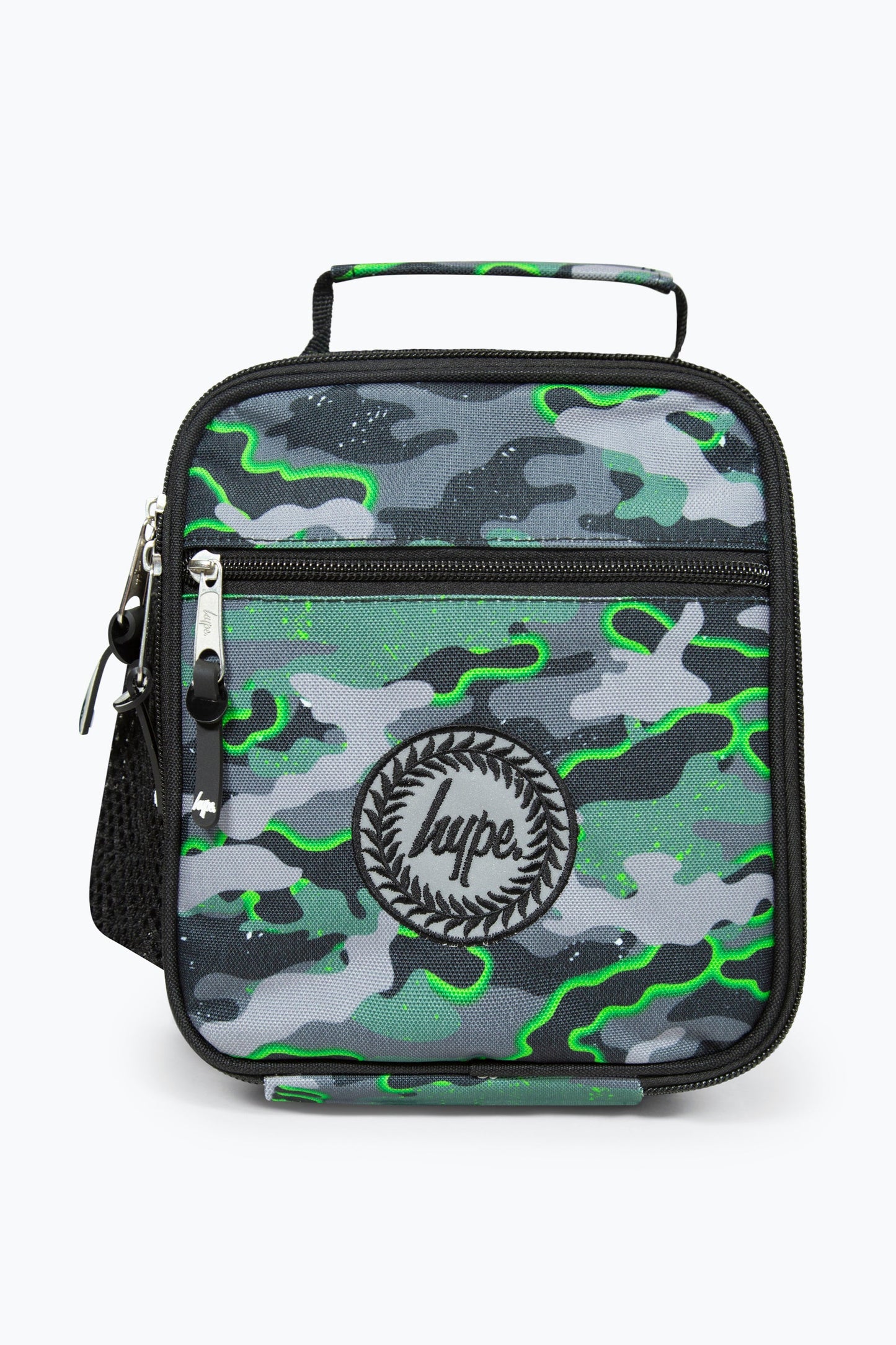 Hype Green Glow Camo Lunch Box