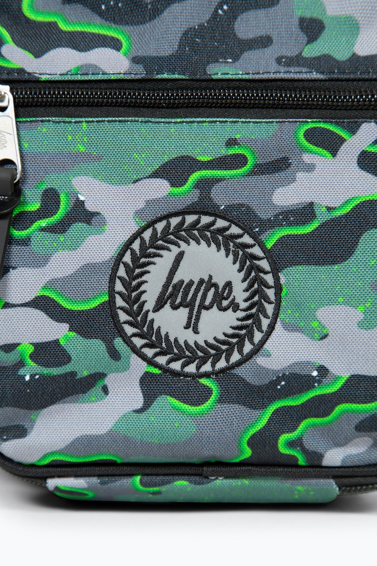 Hype Green Glow Camo Lunch Box