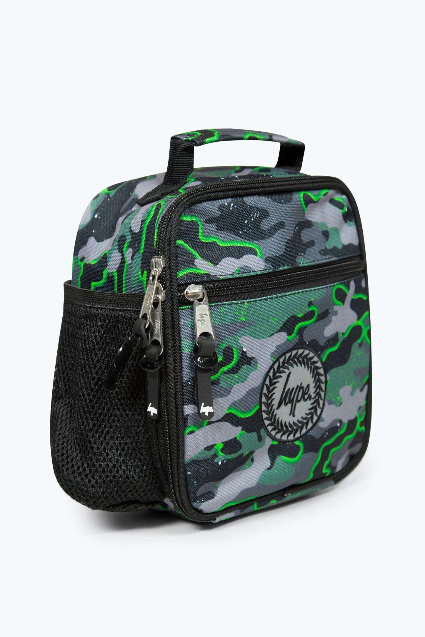 Hype Green Glow Camo Lunch Box