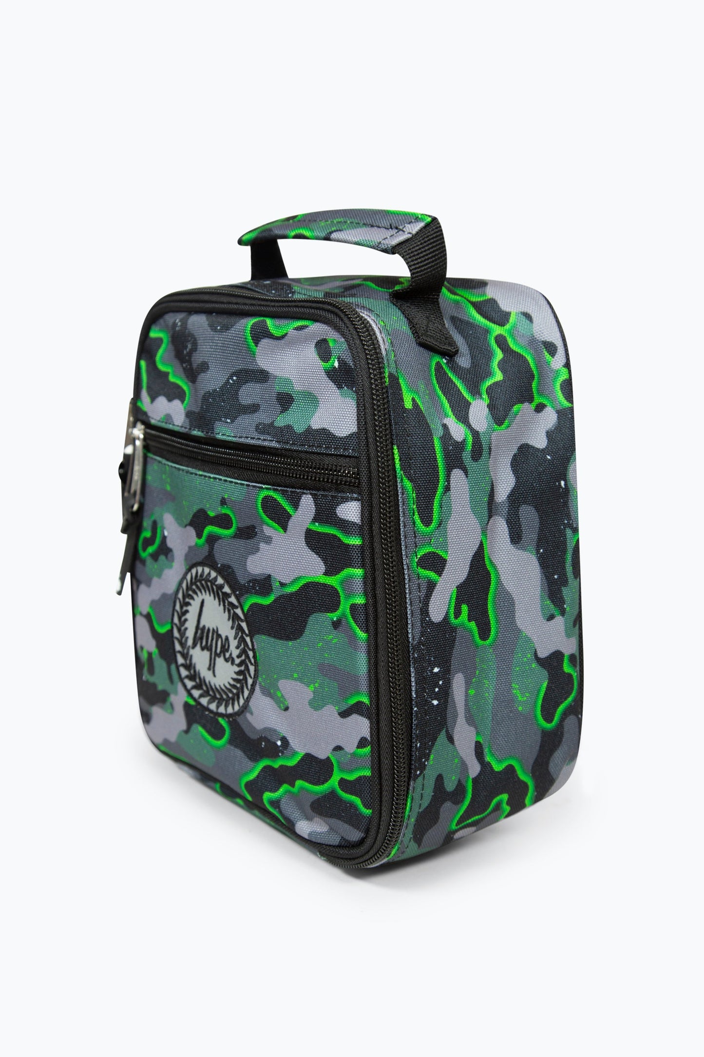 Hype Green Glow Camo Lunch Box