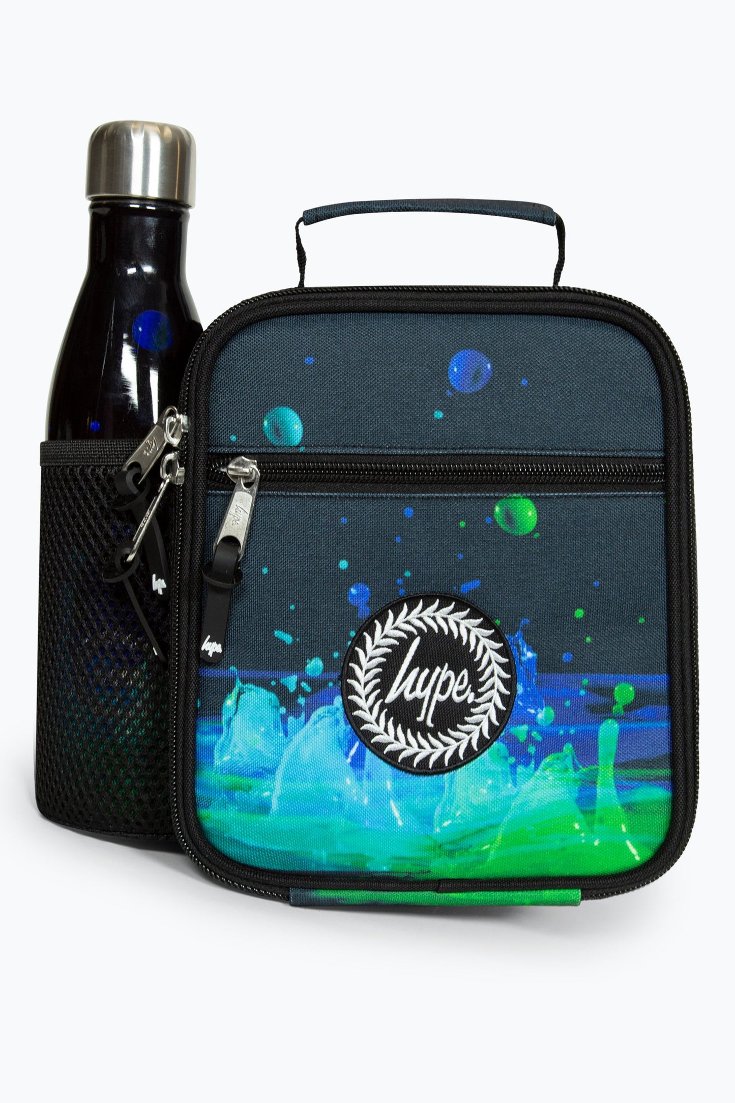 Hype Black 3D Droplets Lunch Box