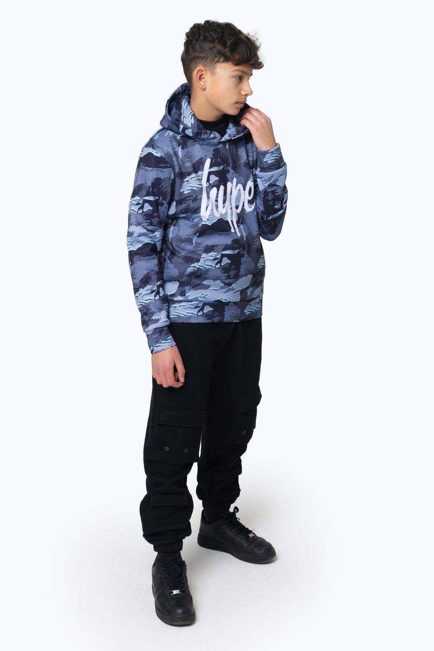 HYPE BOYS MULTI GLOOM CAMO HOODIE
