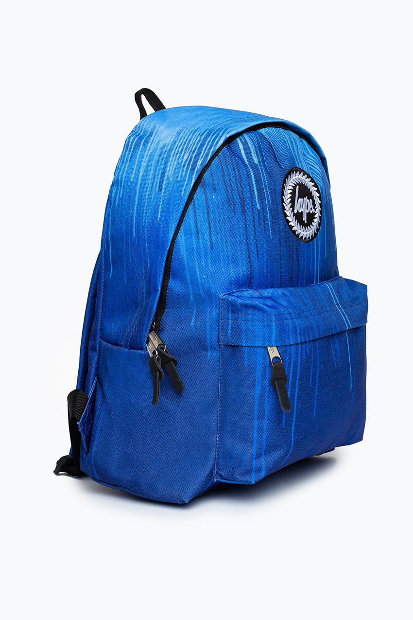 HYPE BLUE MULTI DRIPS BACKPACK