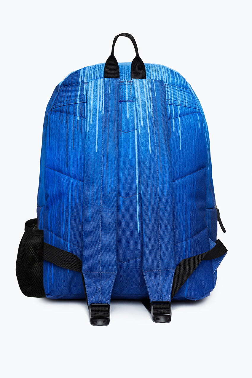 HYPE BLUE MULTI DRIPS BACKPACK