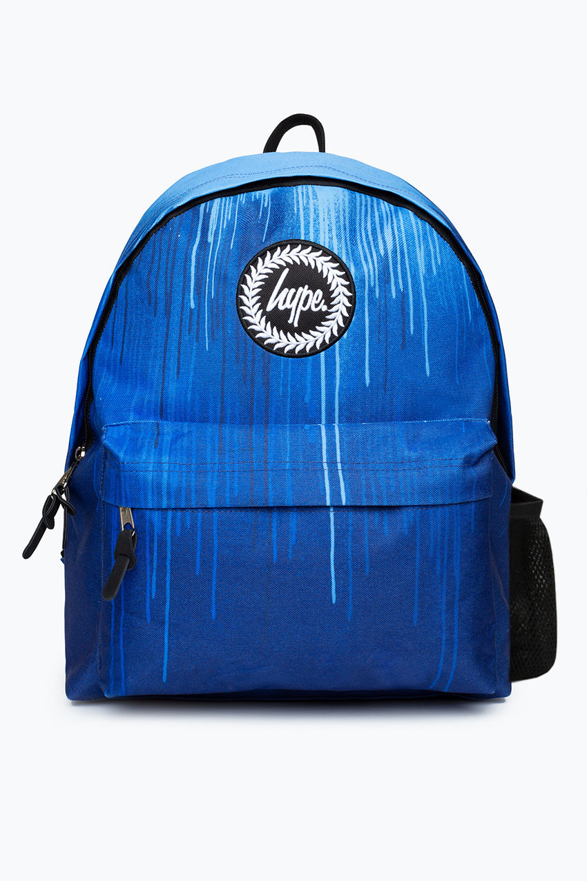 HYPE BLUE MULTI DRIPS BACKPACK