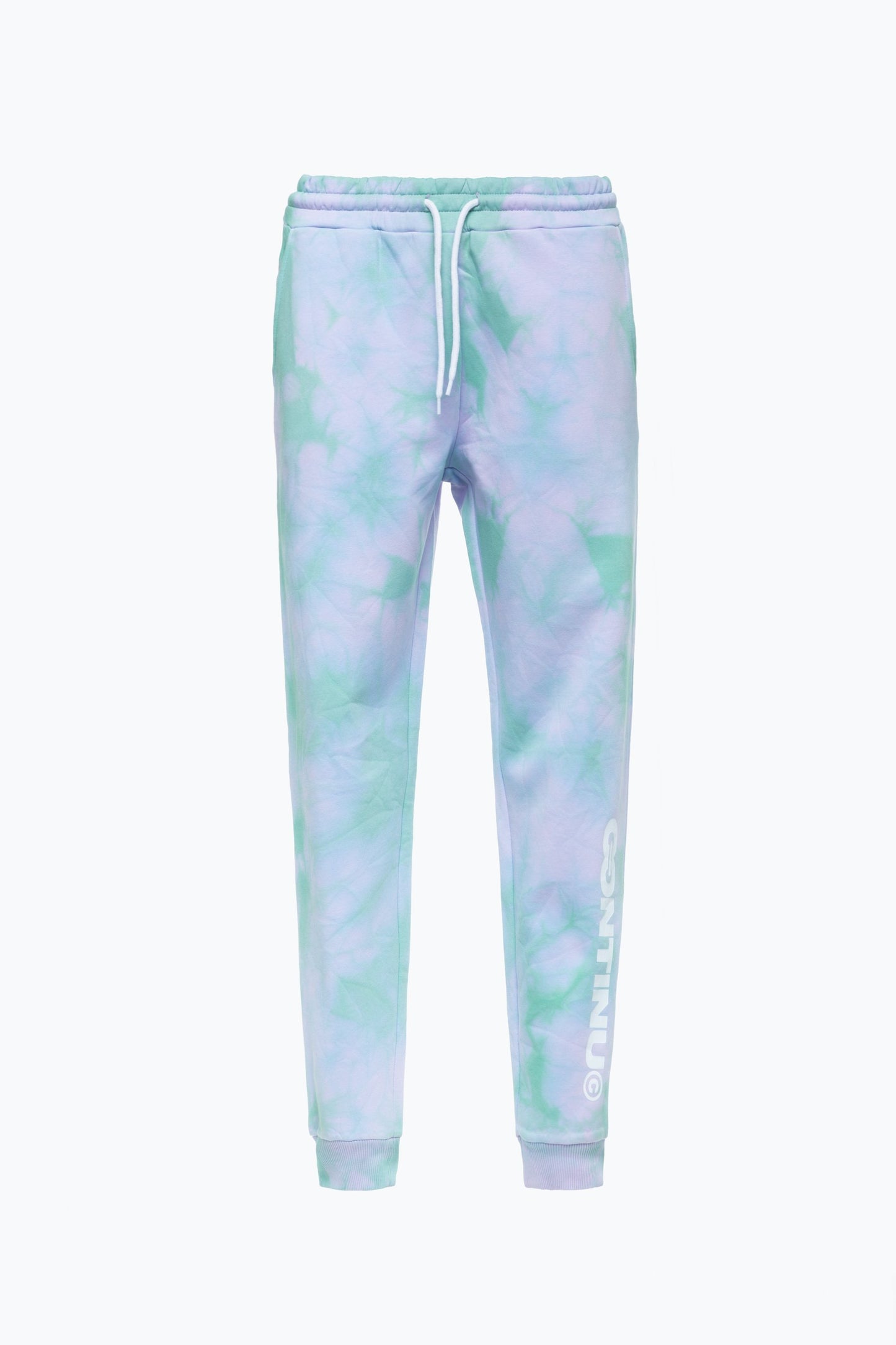CONTINU8 PURPLE TIE DYE JOGGERS