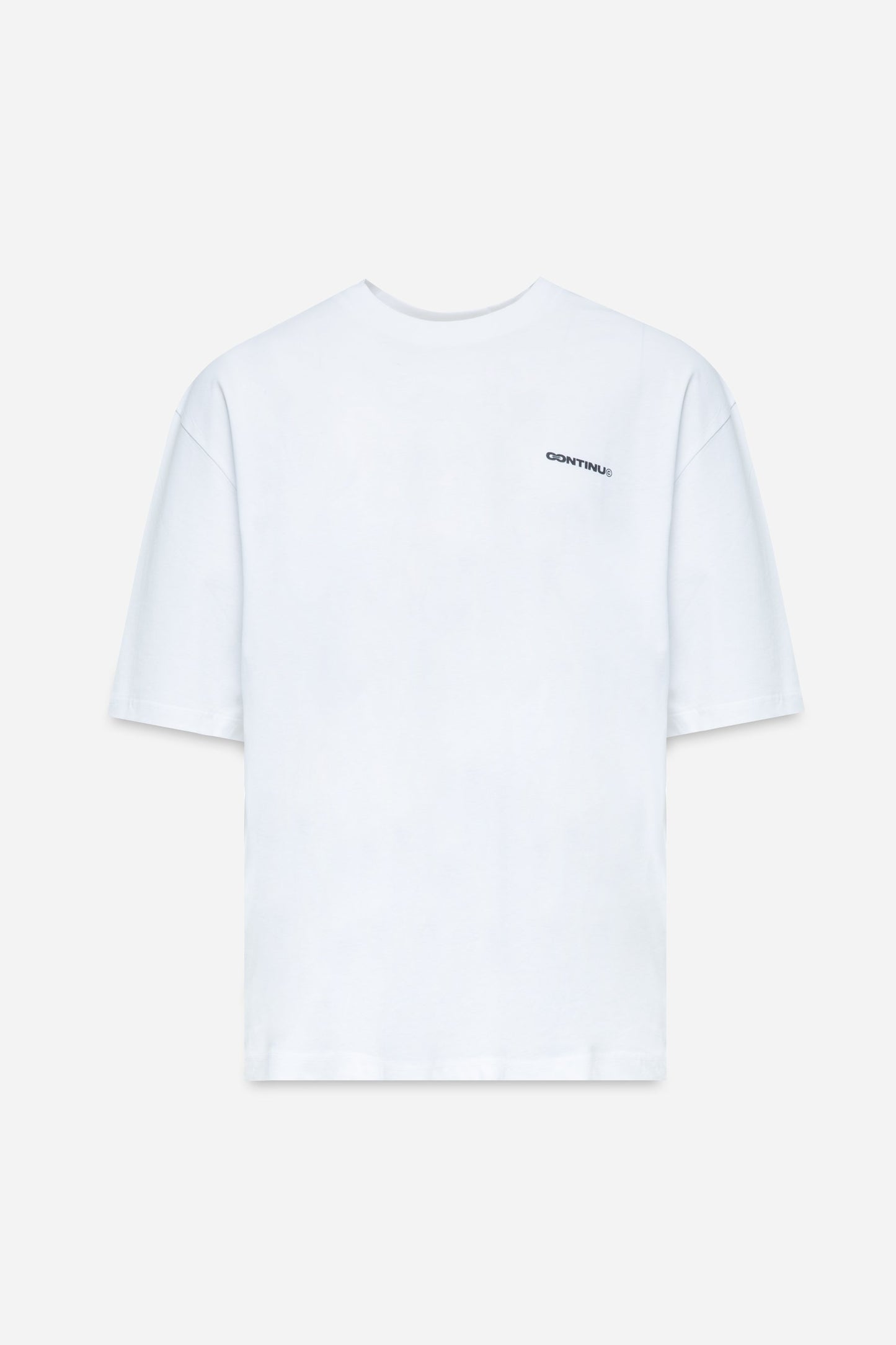 CONTINU8 WHITE OVERSIZED T-SHIRT