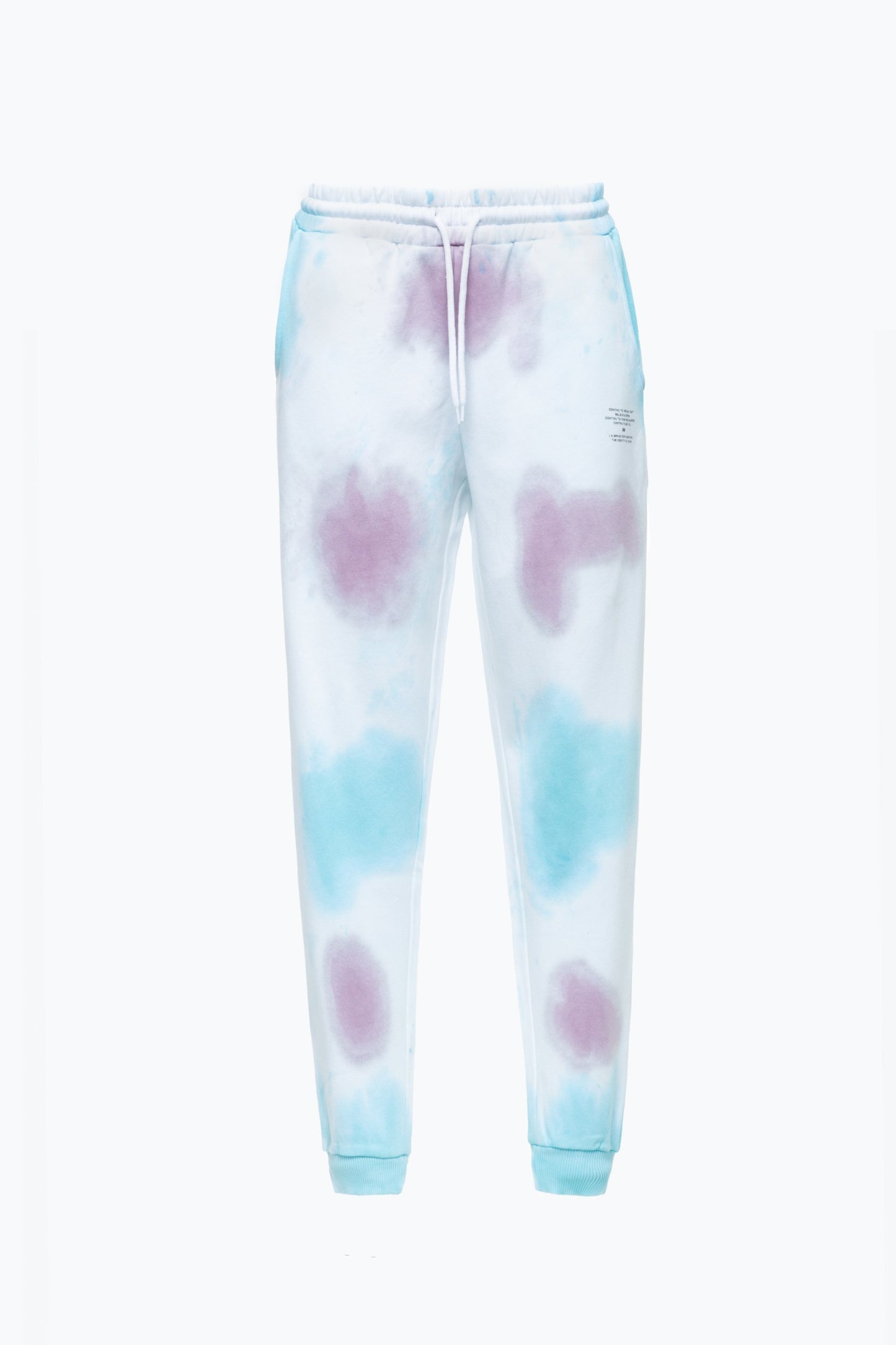 CONTINU8 PURPLE PRINT JOGGERS