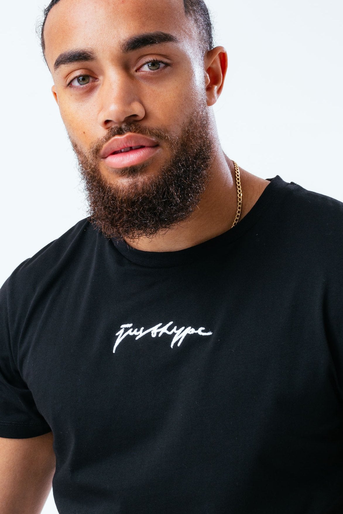 HYPE BLACK MEN'S SHORTS & T-SHIRT SET