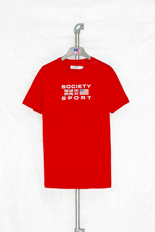 Society Sport Red Flags 93 T-Shirt