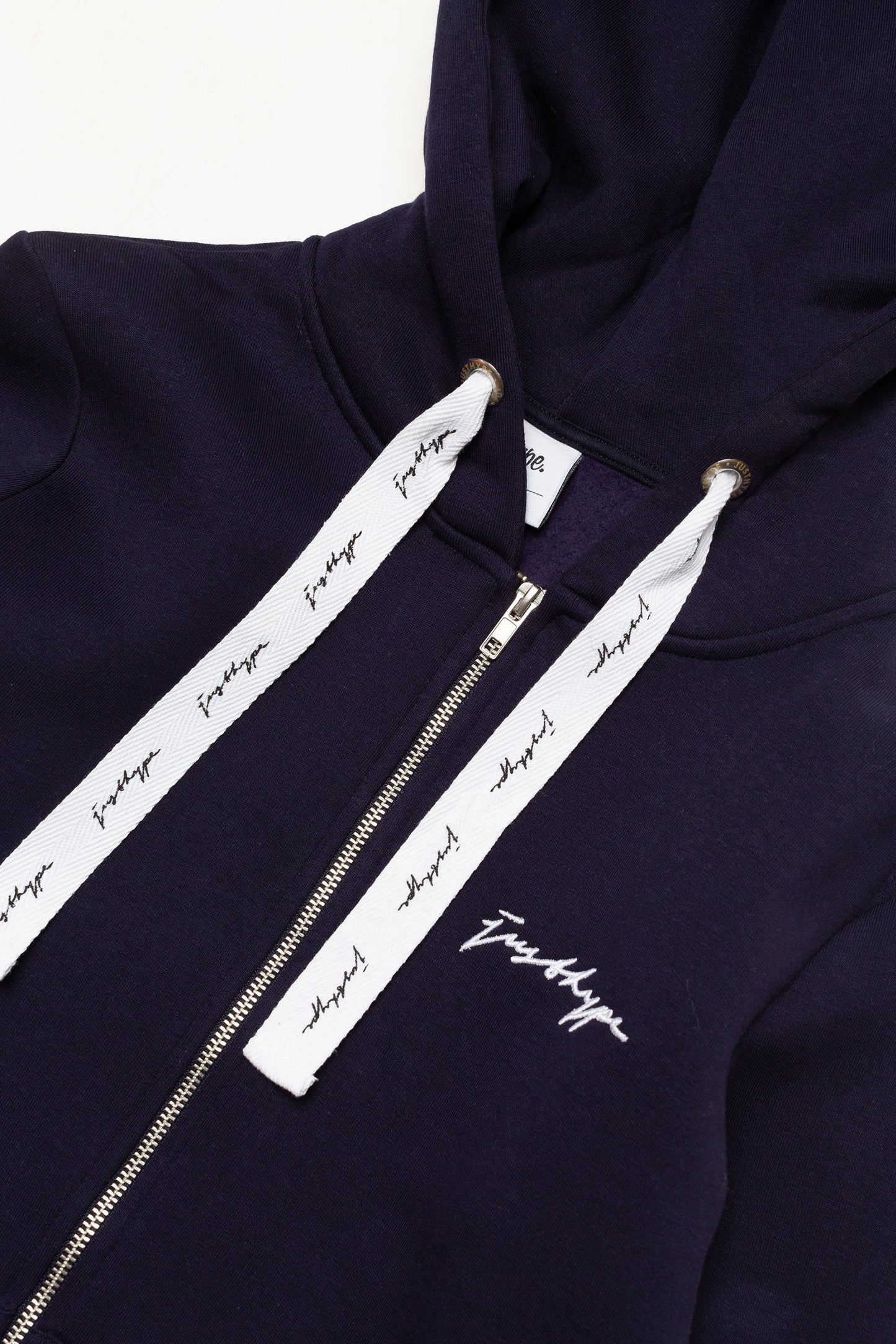 HYPE WOMENS NAVY SCRIBBLE ZIP HOODIE