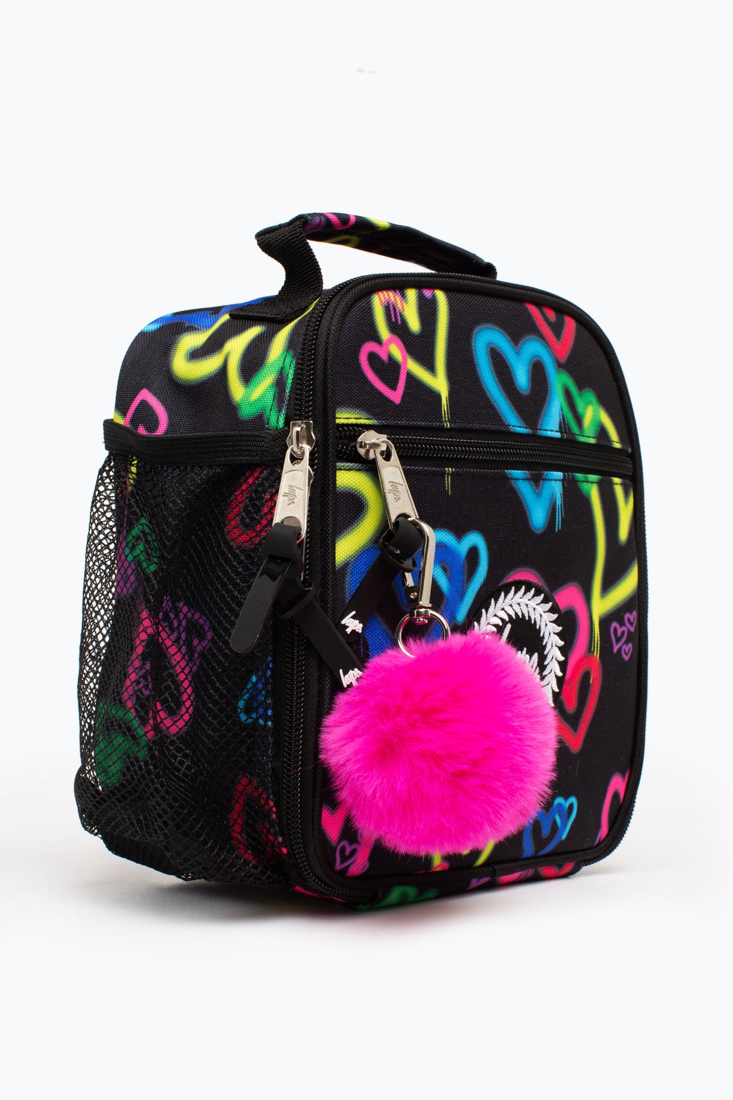 HYPE BLACK GRAFFITI HEART LUNCH BOX