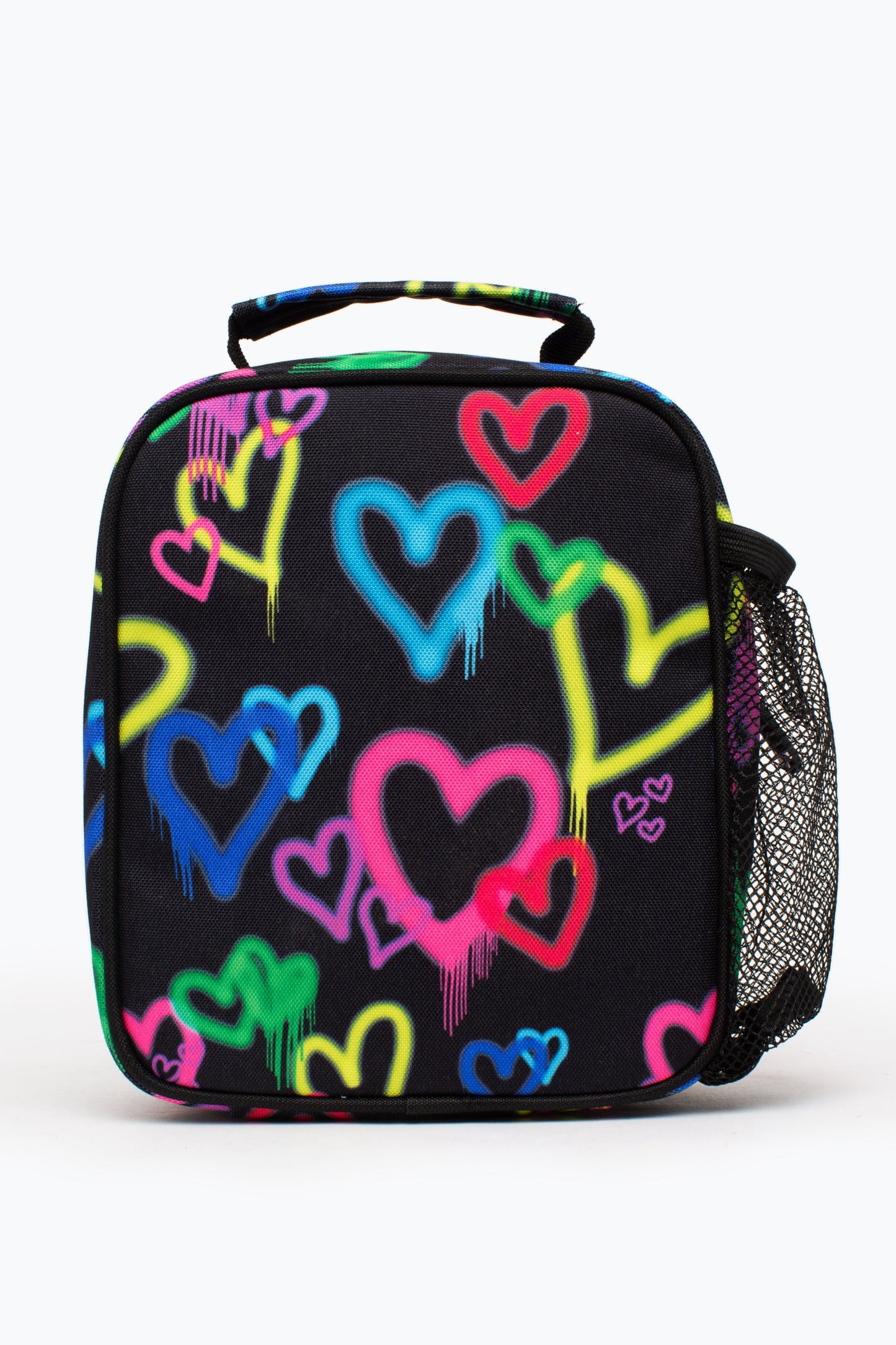 HYPE BLACK GRAFFITI HEART LUNCH BOX