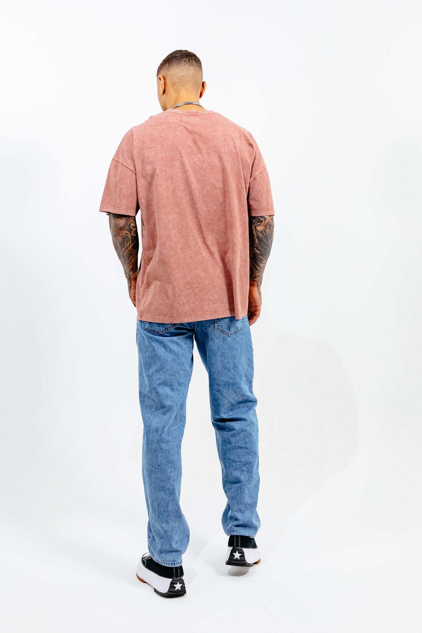 HYPE BRICK VINTAGE MEN'S OVERSIZED T-SHIRT