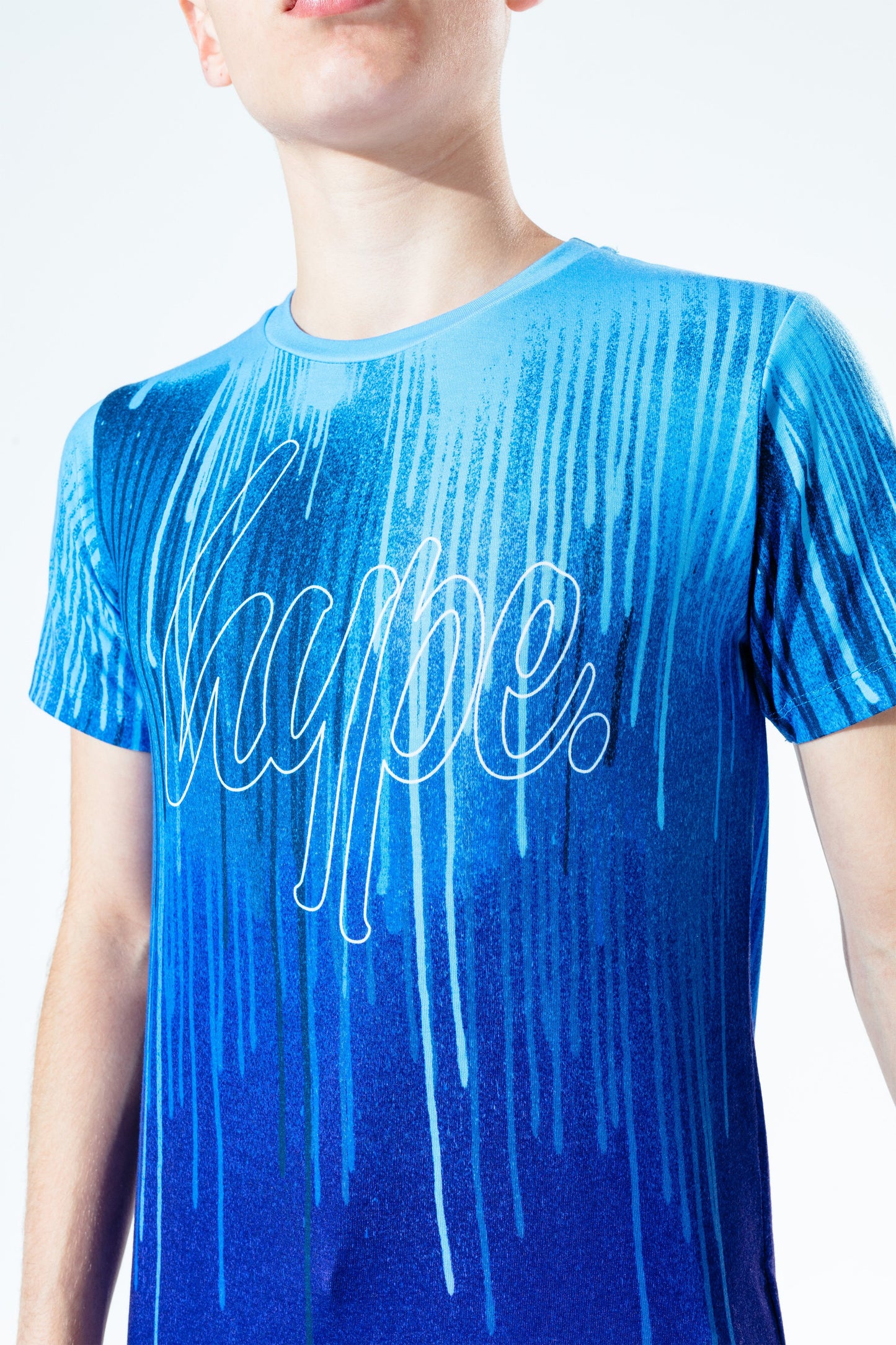 Hype Blue Drips Kids T-Shirt