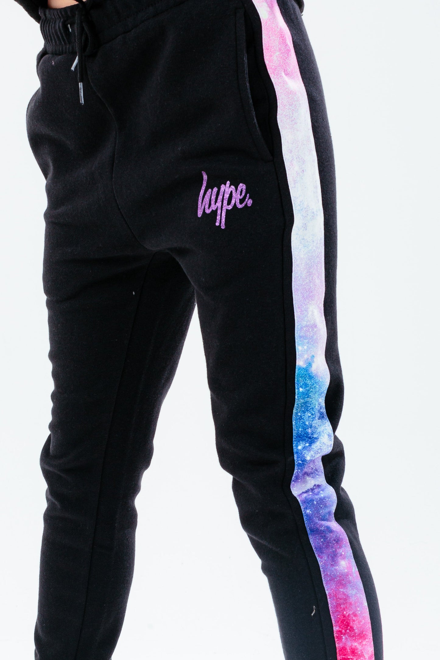 HYPE PURPLE SPACE GIRLS TRACKSUIT SET