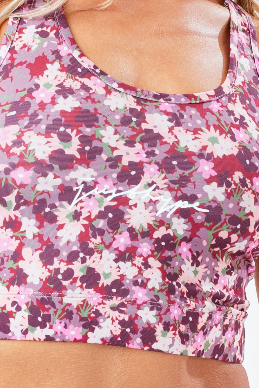 HYPE FLOWER REPEAT WOMEN'S BRALET