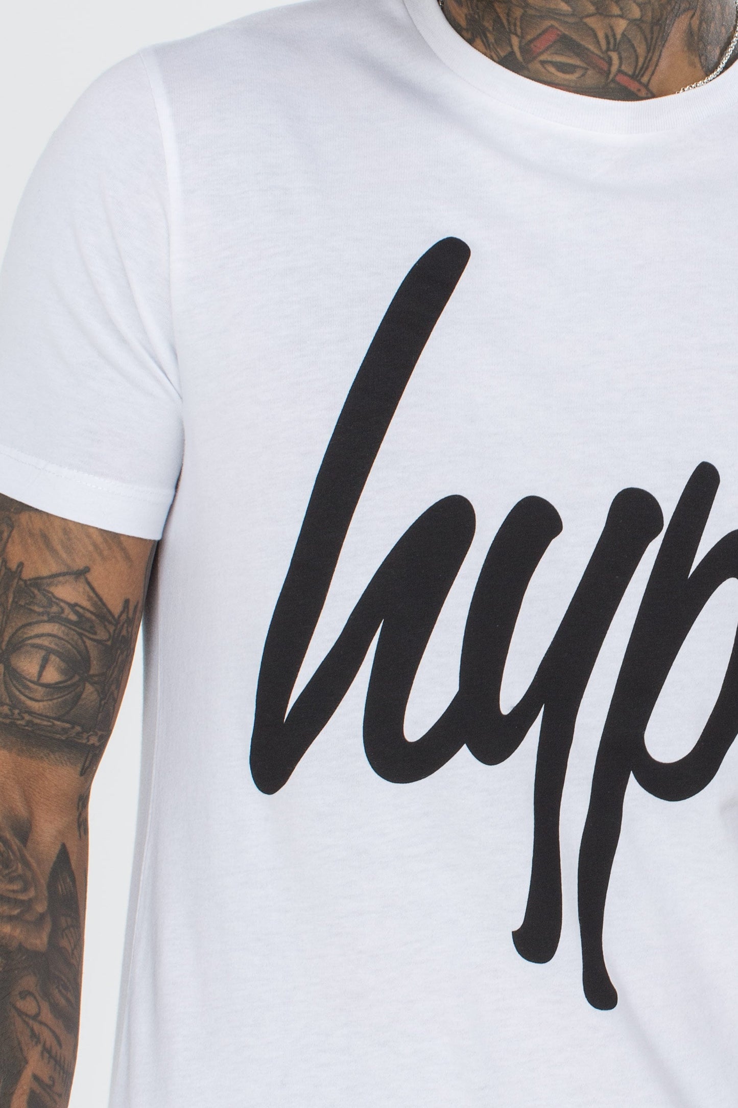 Hype White Script Mens T-Shirt