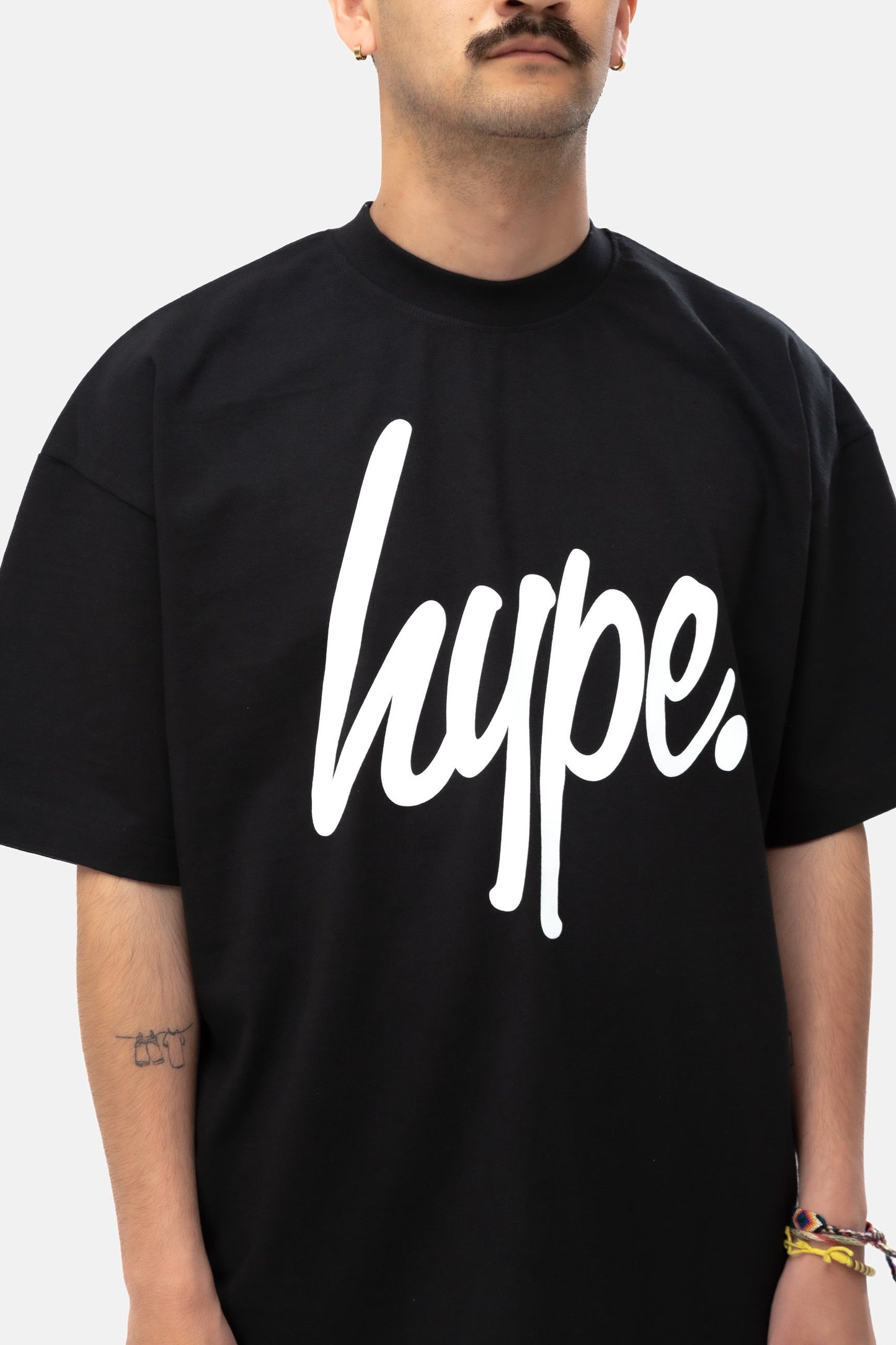HYPE ADULTS BLACK SCRIPT T-SHIRT