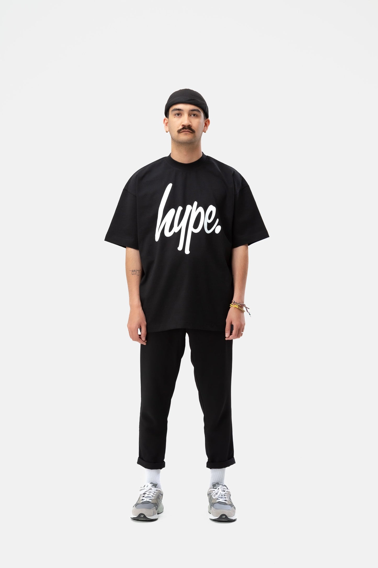 HYPE ADULTS BLACK SCRIPT T-SHIRT