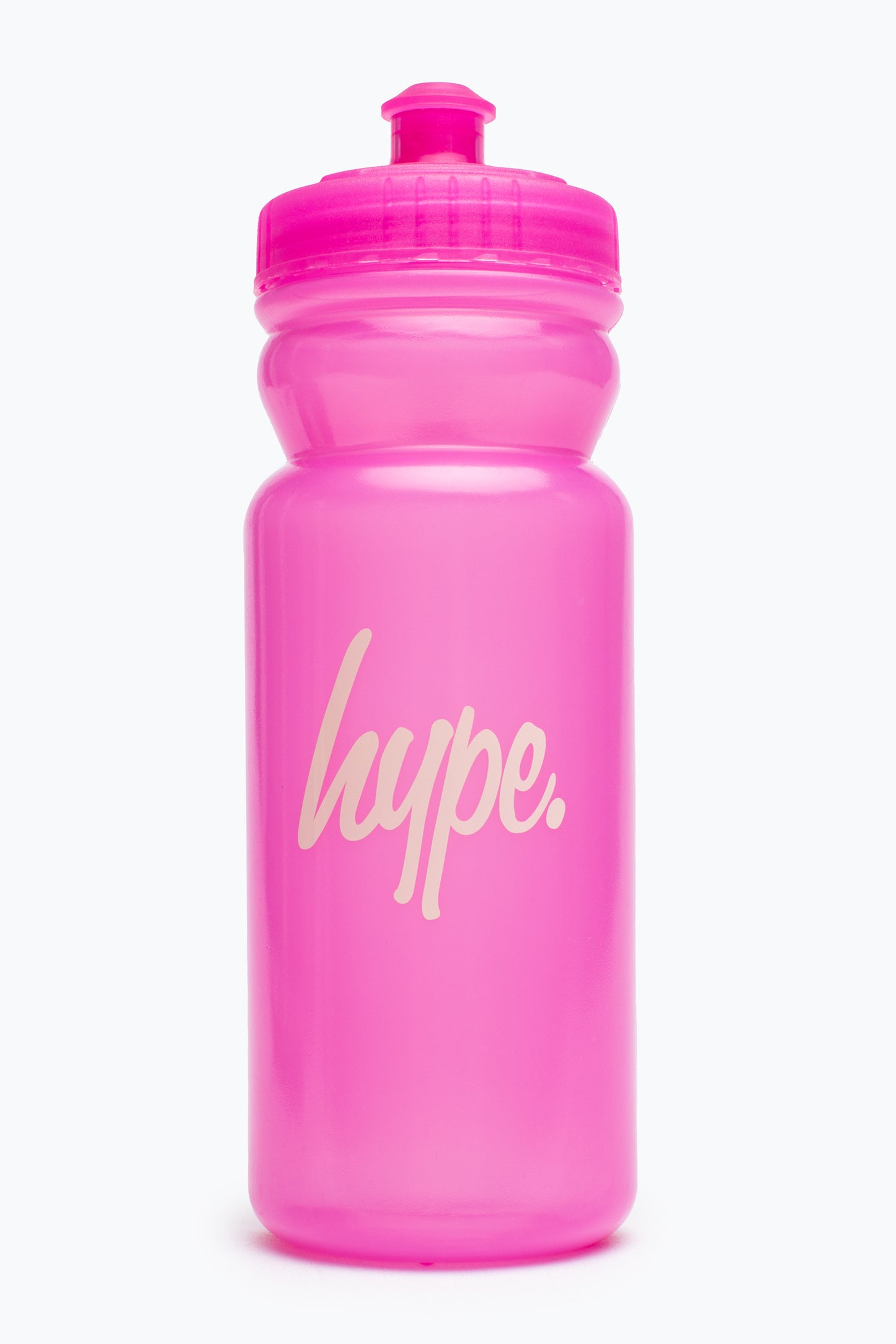 HYPE KIDS PINK PLASTIC WATER BOTTLE