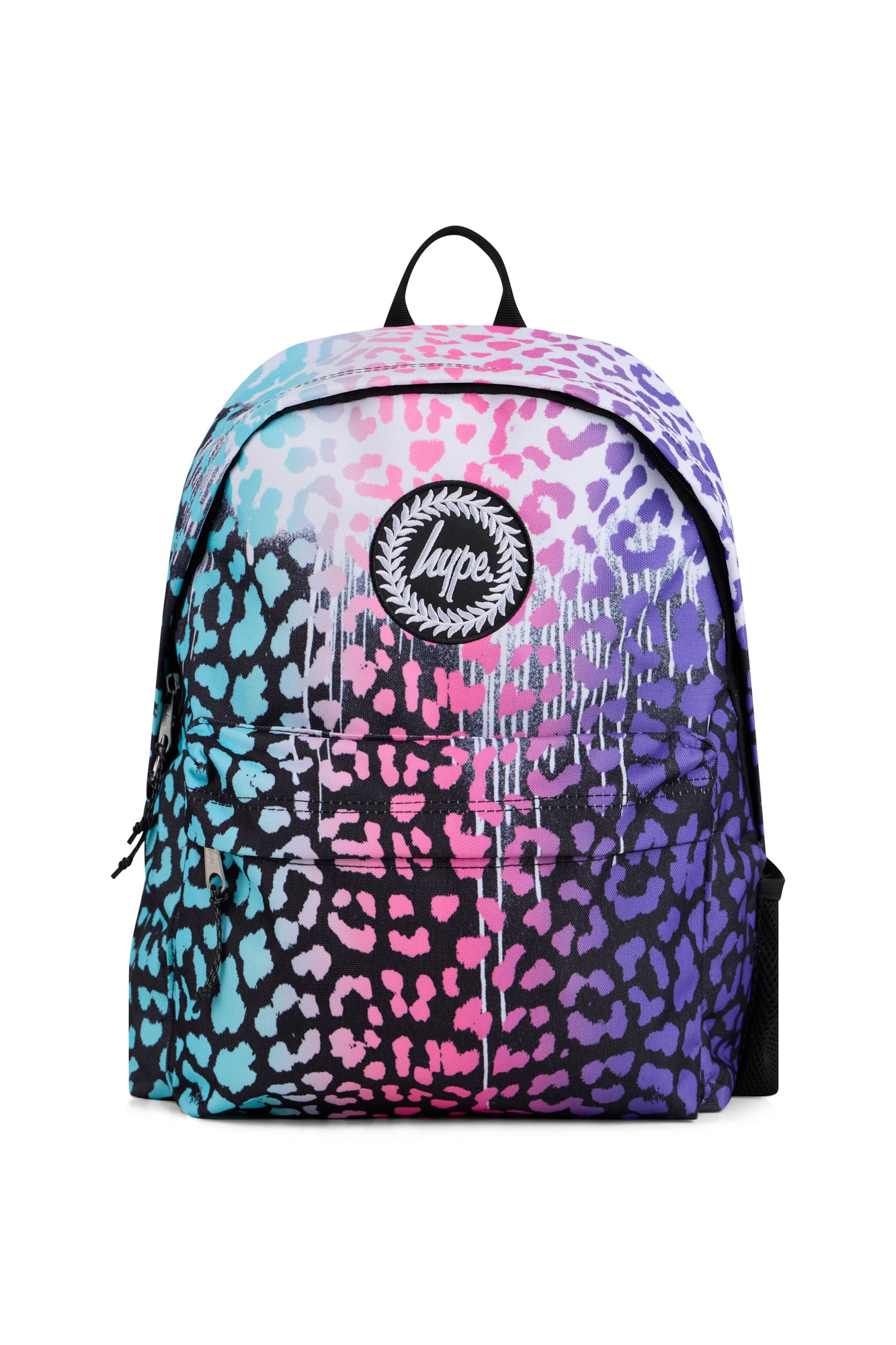 Hype Unisex Silver Leopard Drips Backpack