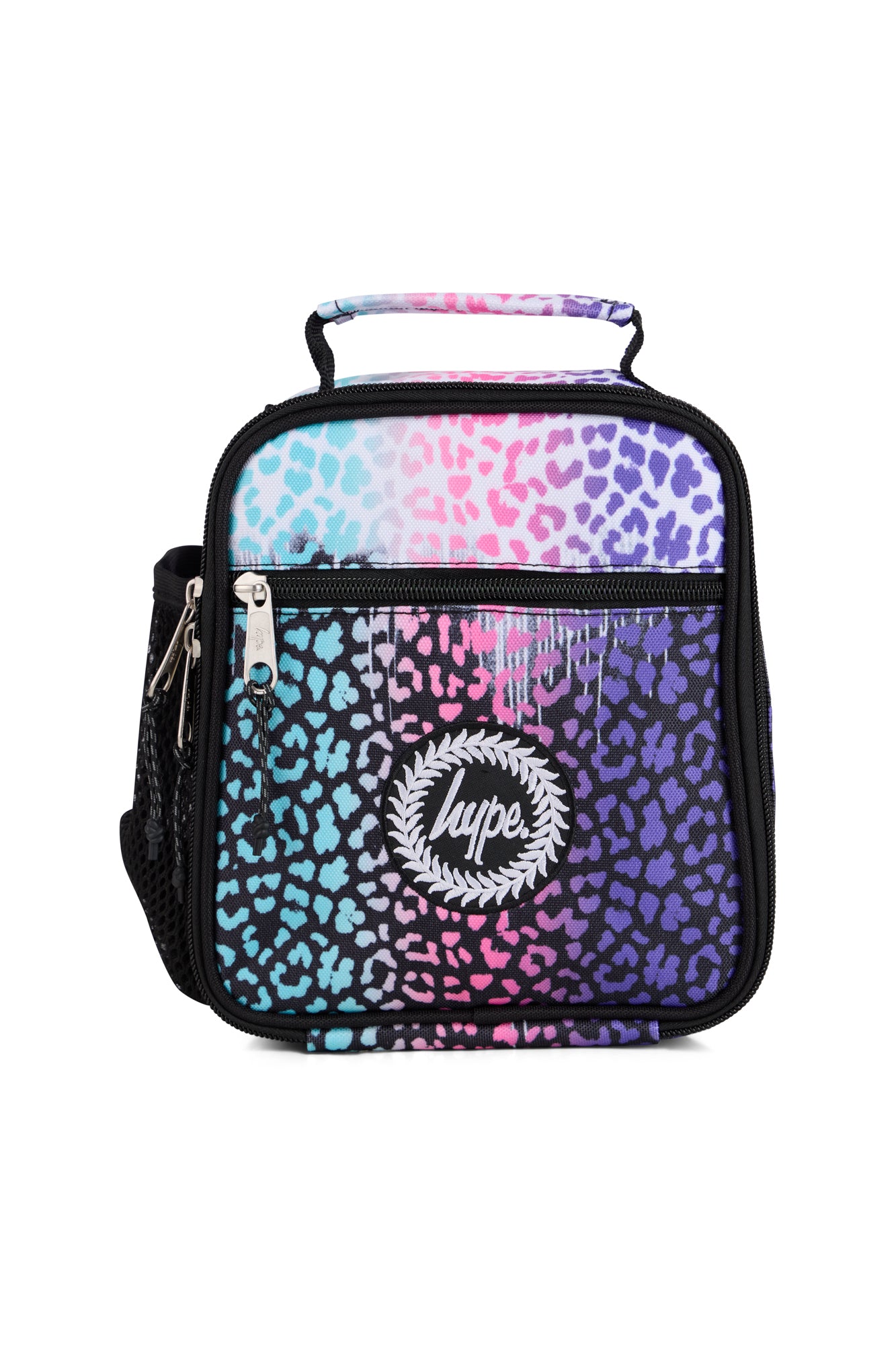 Hype Unisex Silver Leopard Drips Lunch Bag