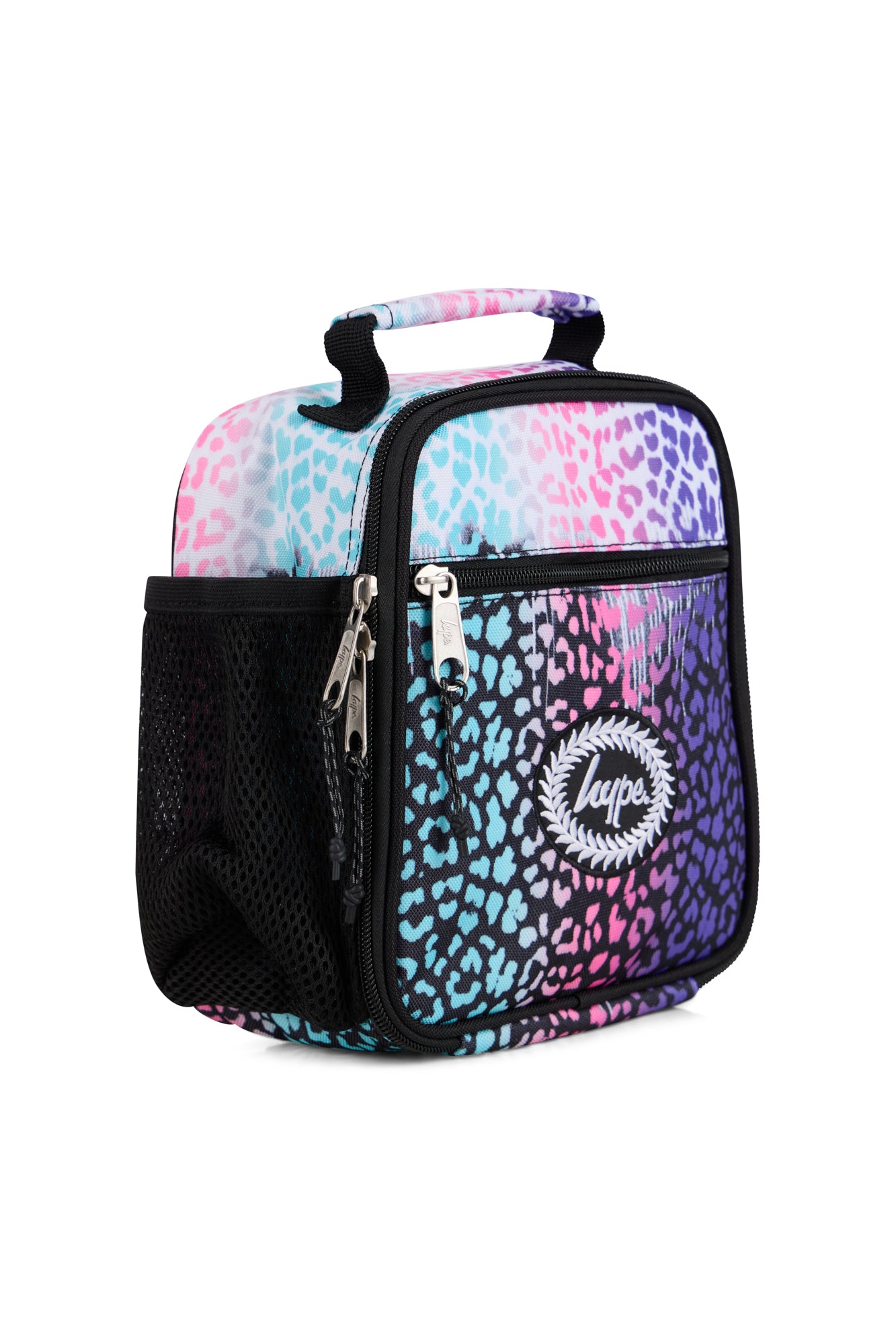 Hype Unisex Silver Leopard Drips Lunch Bag