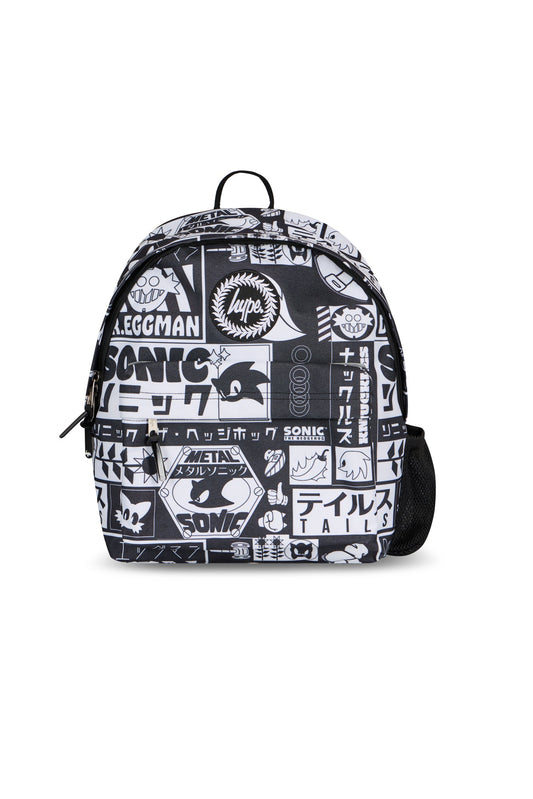 Hype x Sonic The Hedgehog™ Black Mono Sonic Backpack