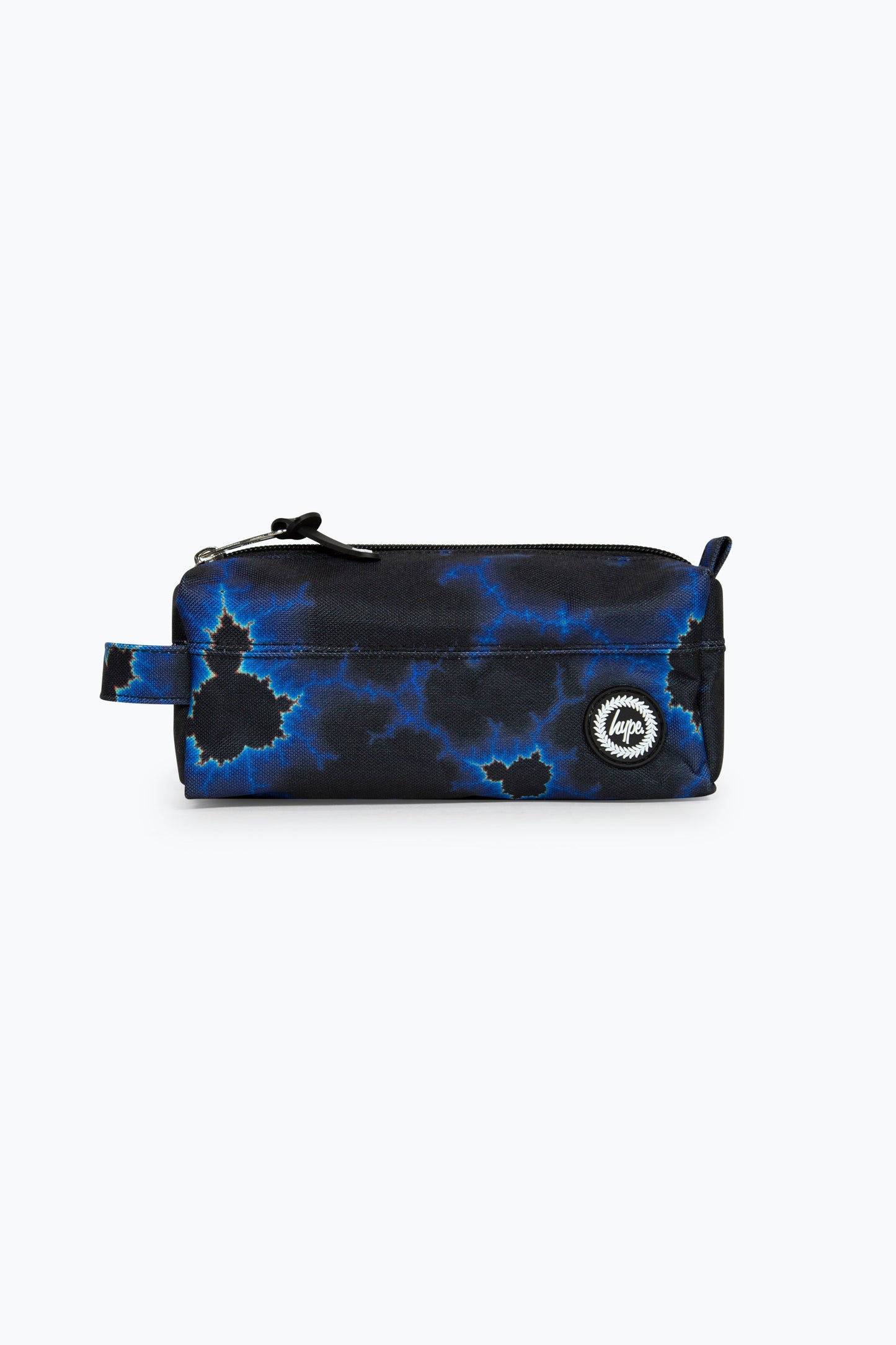 Hype Unisex Black Blue Lightning Pencil Case