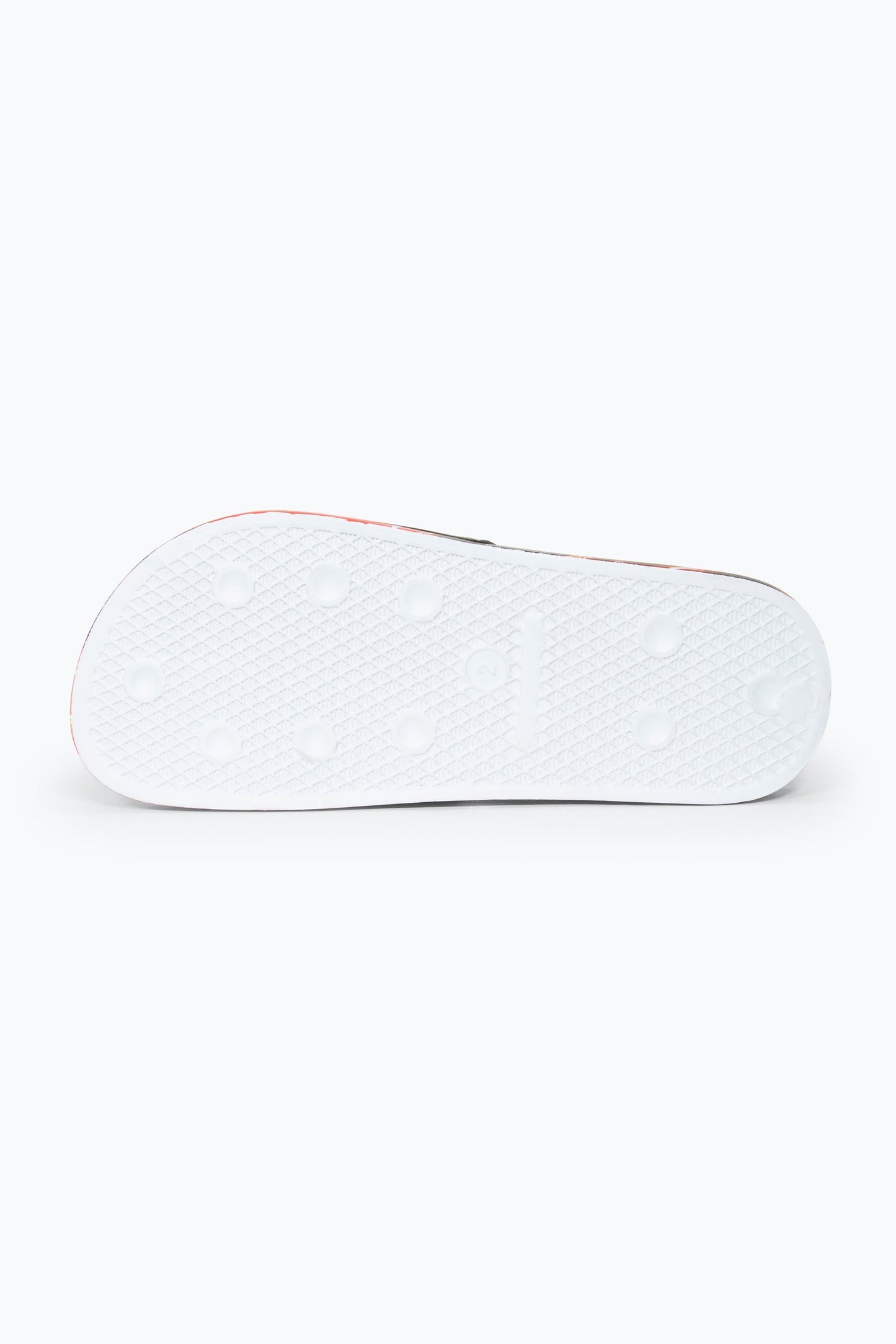 HYPE BOYS MULTI RED SPACE SCRIPT SLIDERS