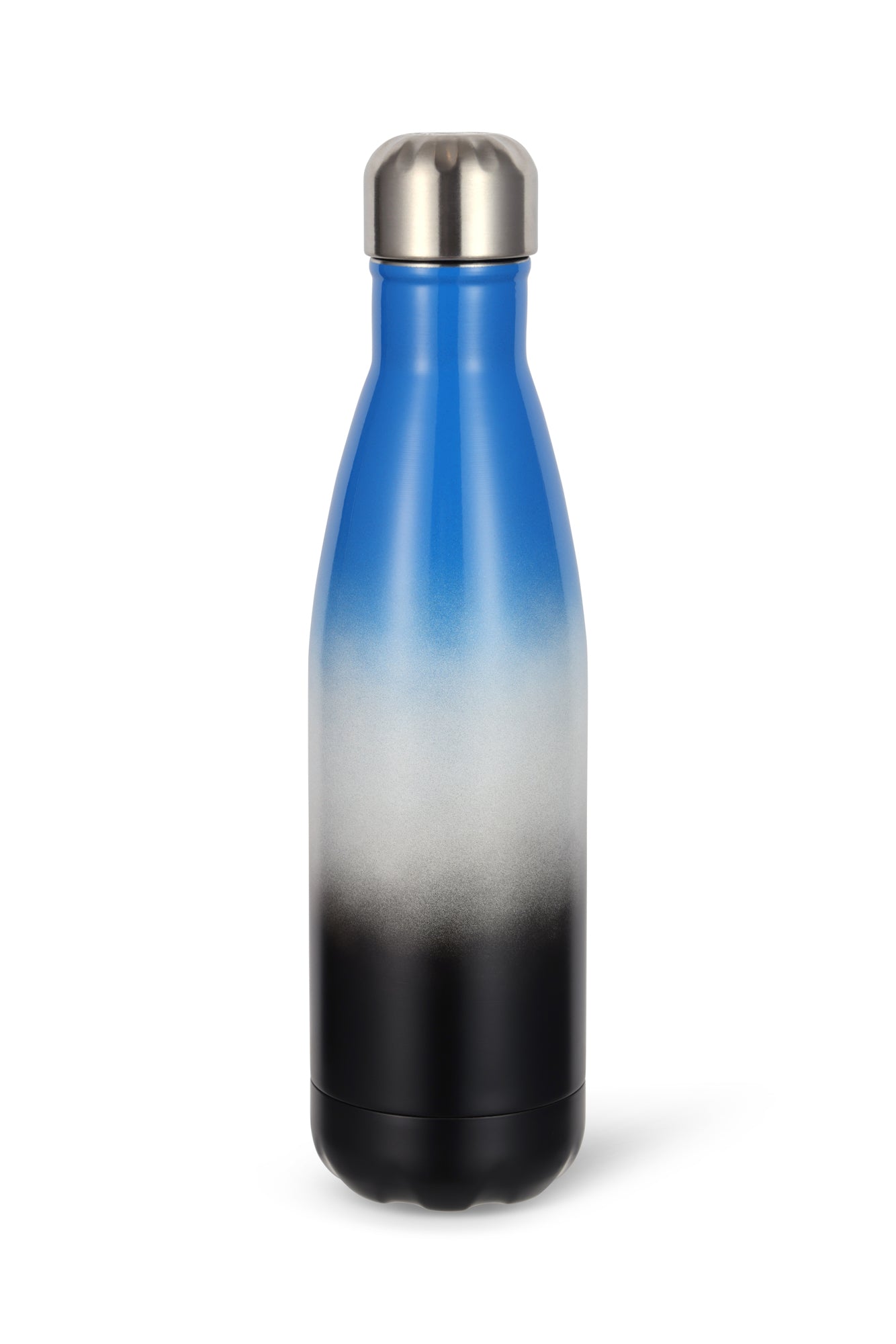 Hype Unisex Multi Blue To Black Gradient Thermal Water Bottle
