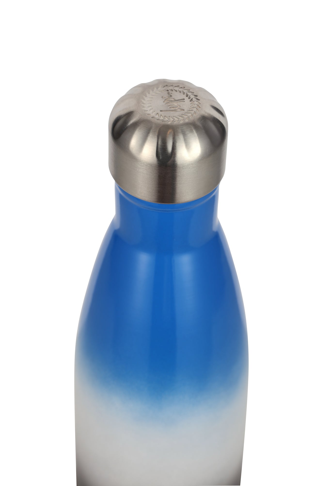 Hype Unisex Multi Blue To Black Gradient Thermal Water Bottle