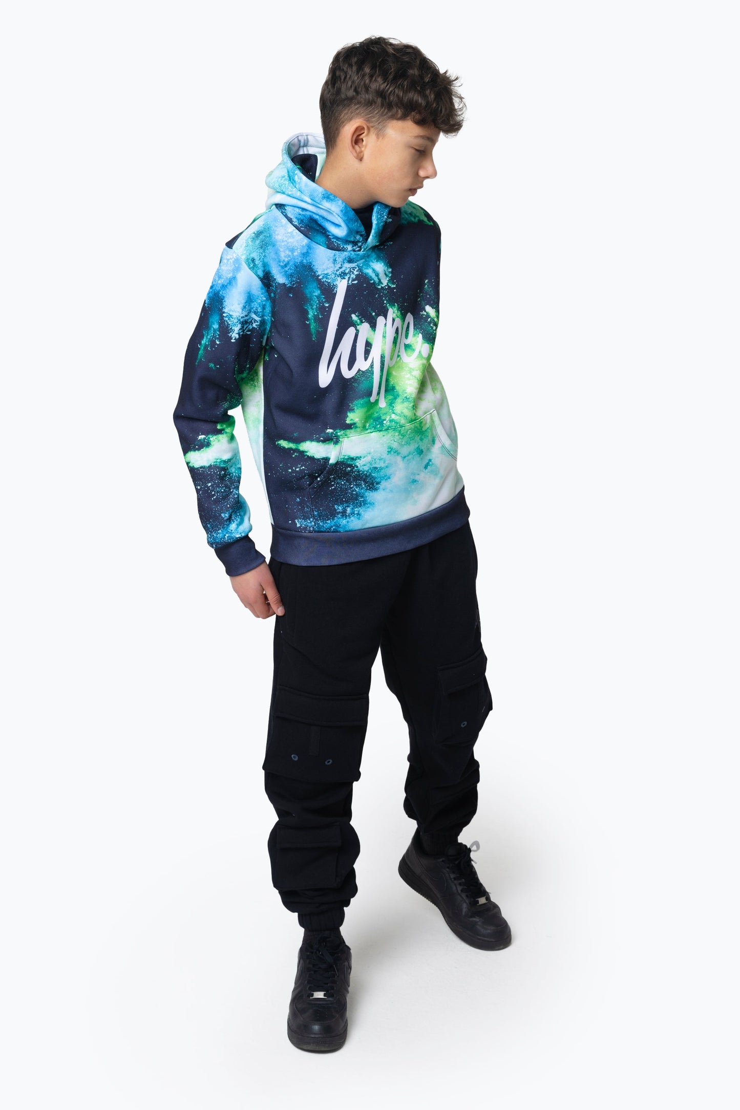 HYPE BOYS MULTI CHALK DUST HOODIE