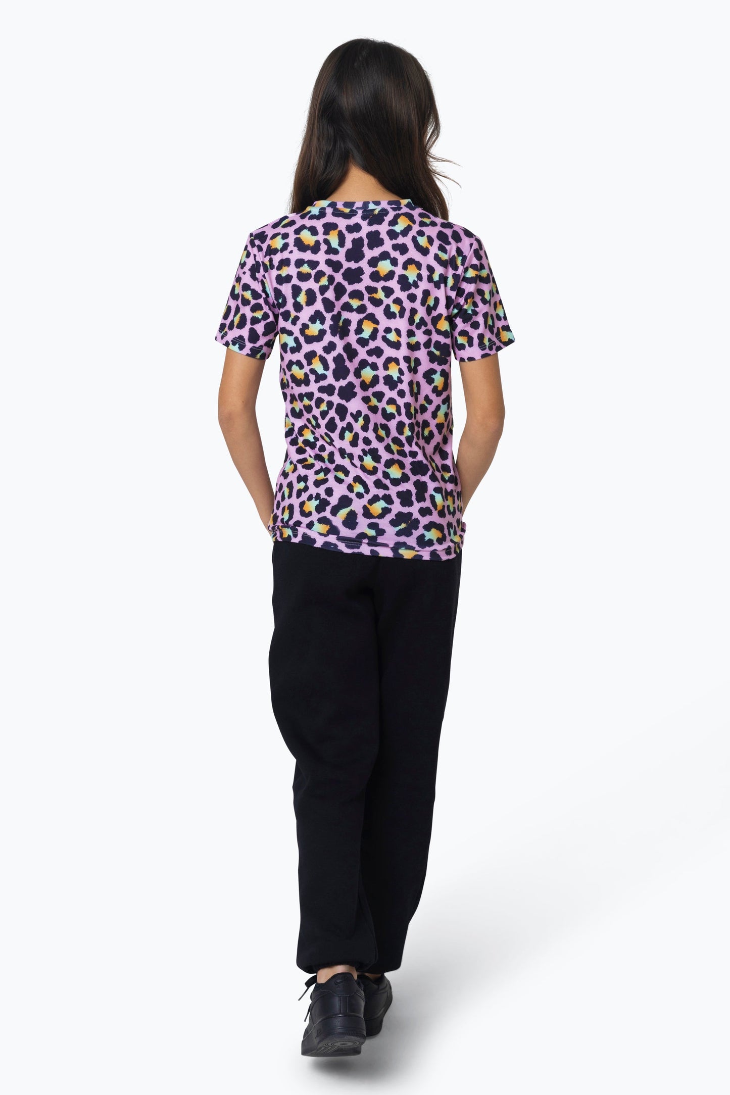 HYPE GIRLS MULTI DISCO LEOPARD T-SHIRT