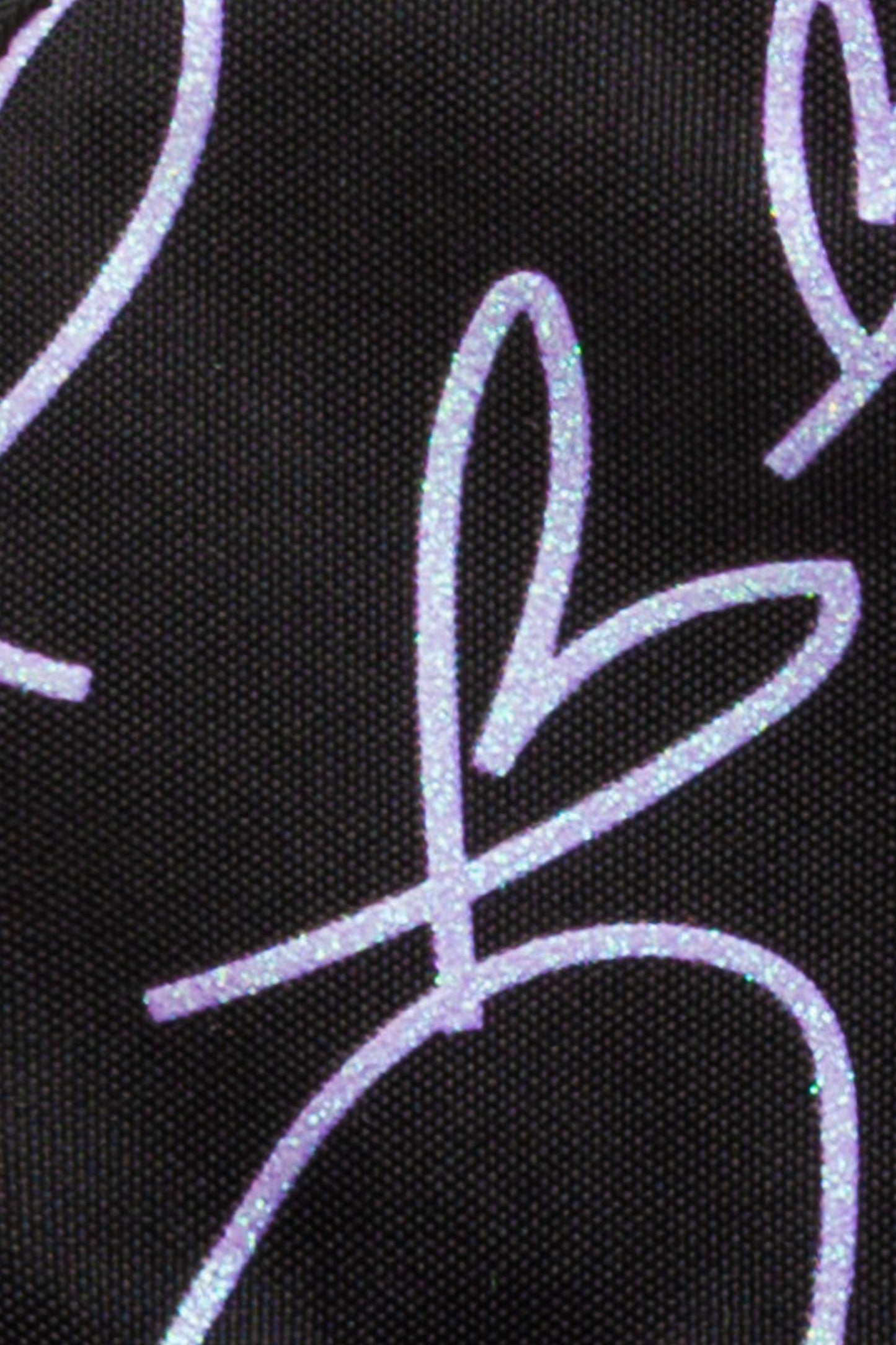 HYPE GIRLS BLACK/PURPLE GLITTER SCRIBBLE HEARTS ICONIC BACKPACK