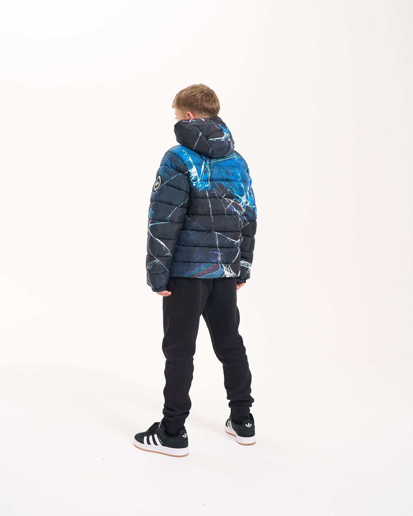 Hype Boys Black Smashed Padded Jacket