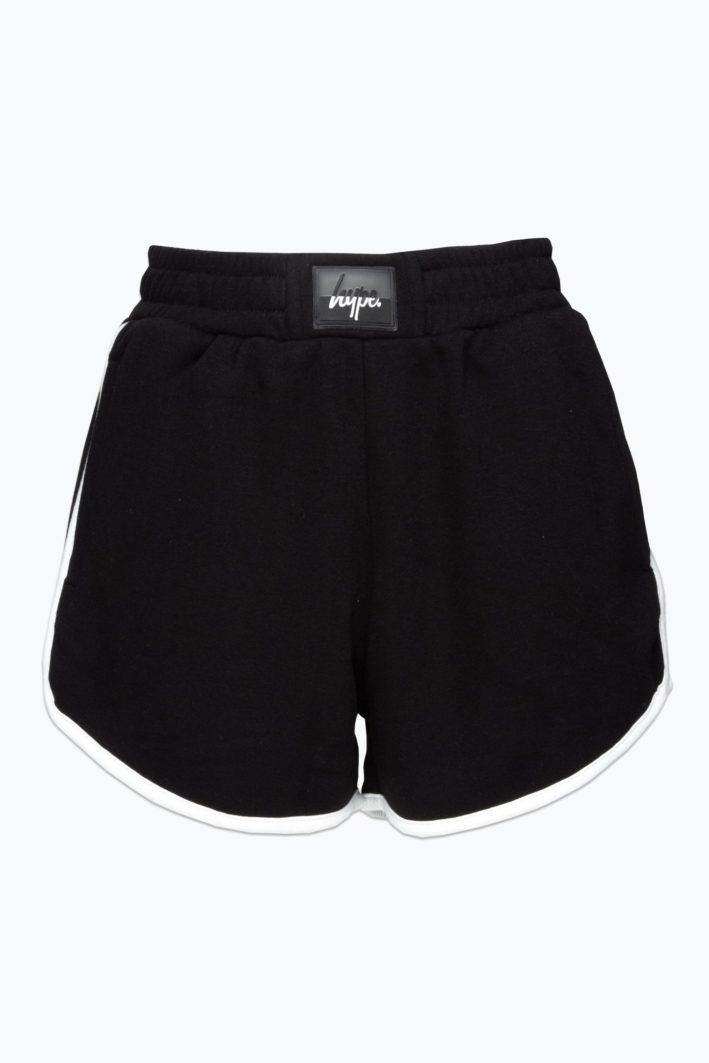 HYPE GIRLS BLACK SCRIPT SHORTS