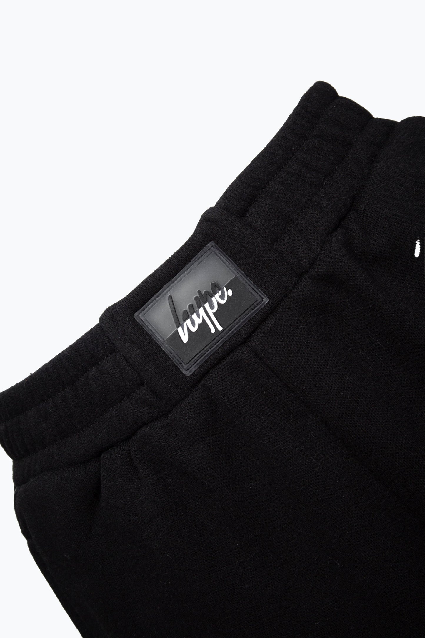 HYPE GIRLS BLACK SCRIPT SHORTS