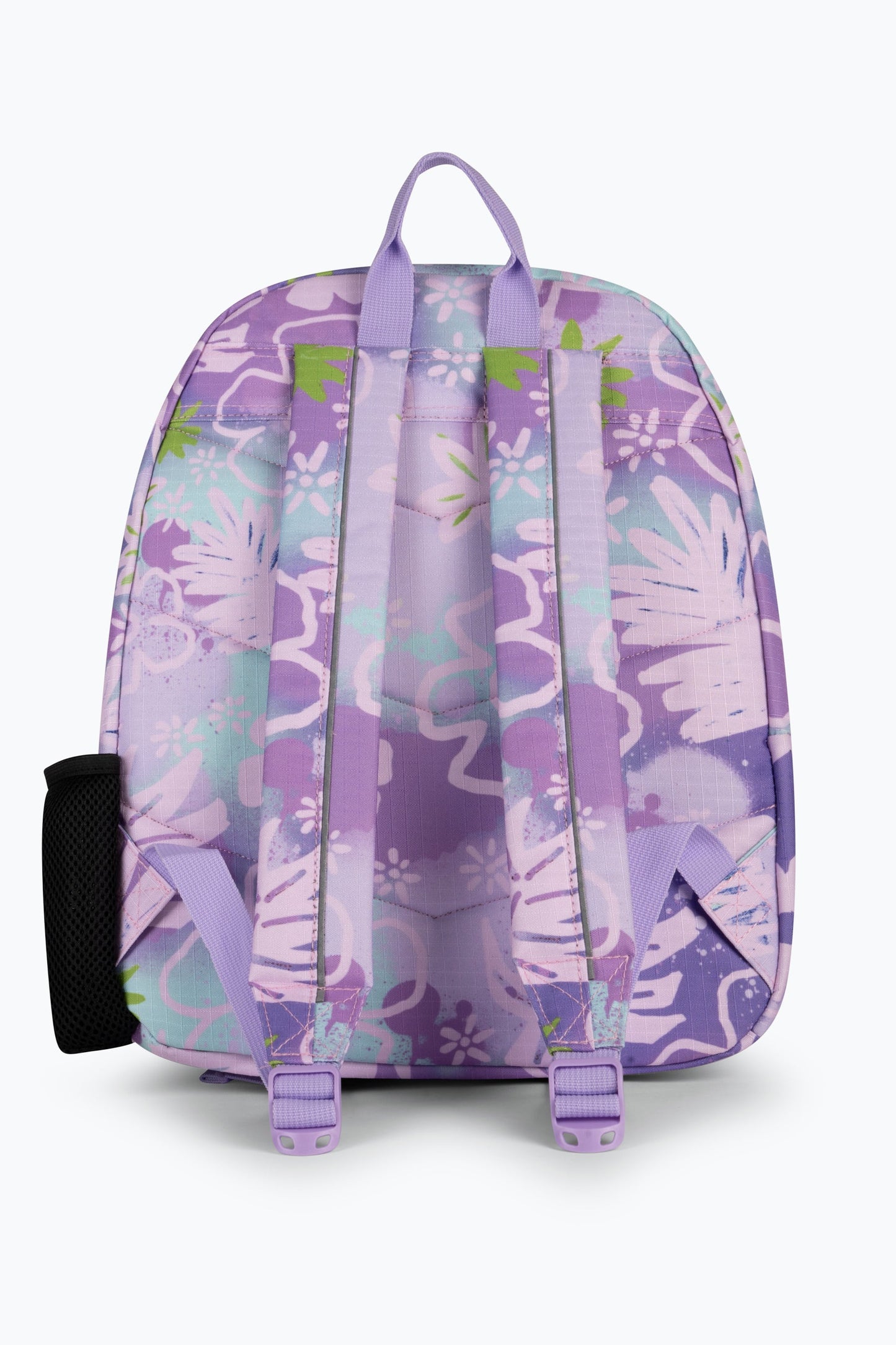 Hype Kids Purple Floral Doodle Iconic Backpack