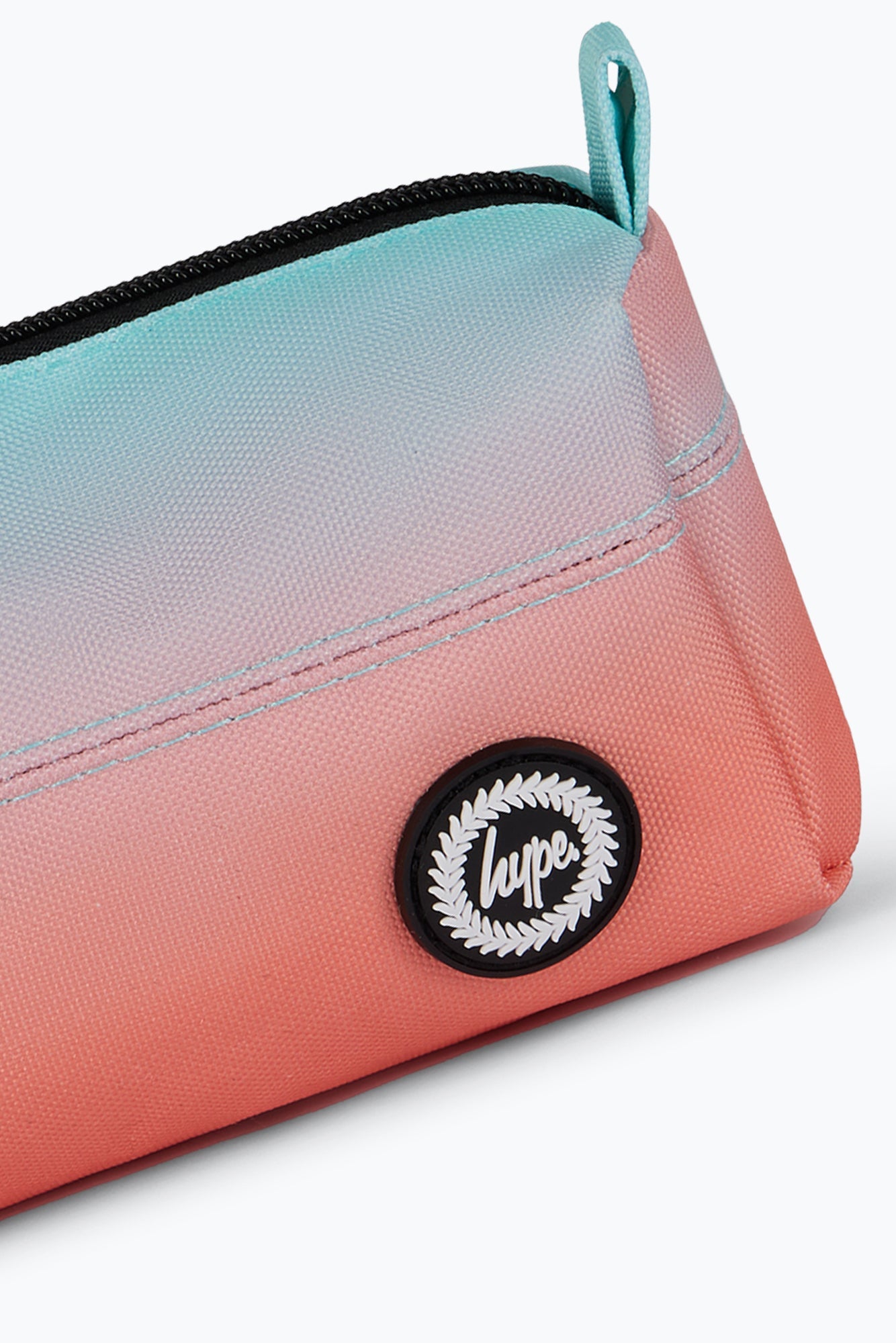 Hype Girls Multi Mint And Peach Fade Pencil Case