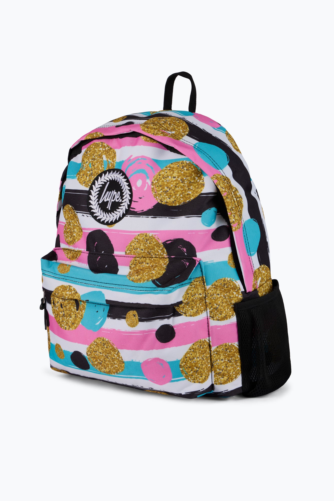 Hype Unisex Multi Spots And Sripes Backpack