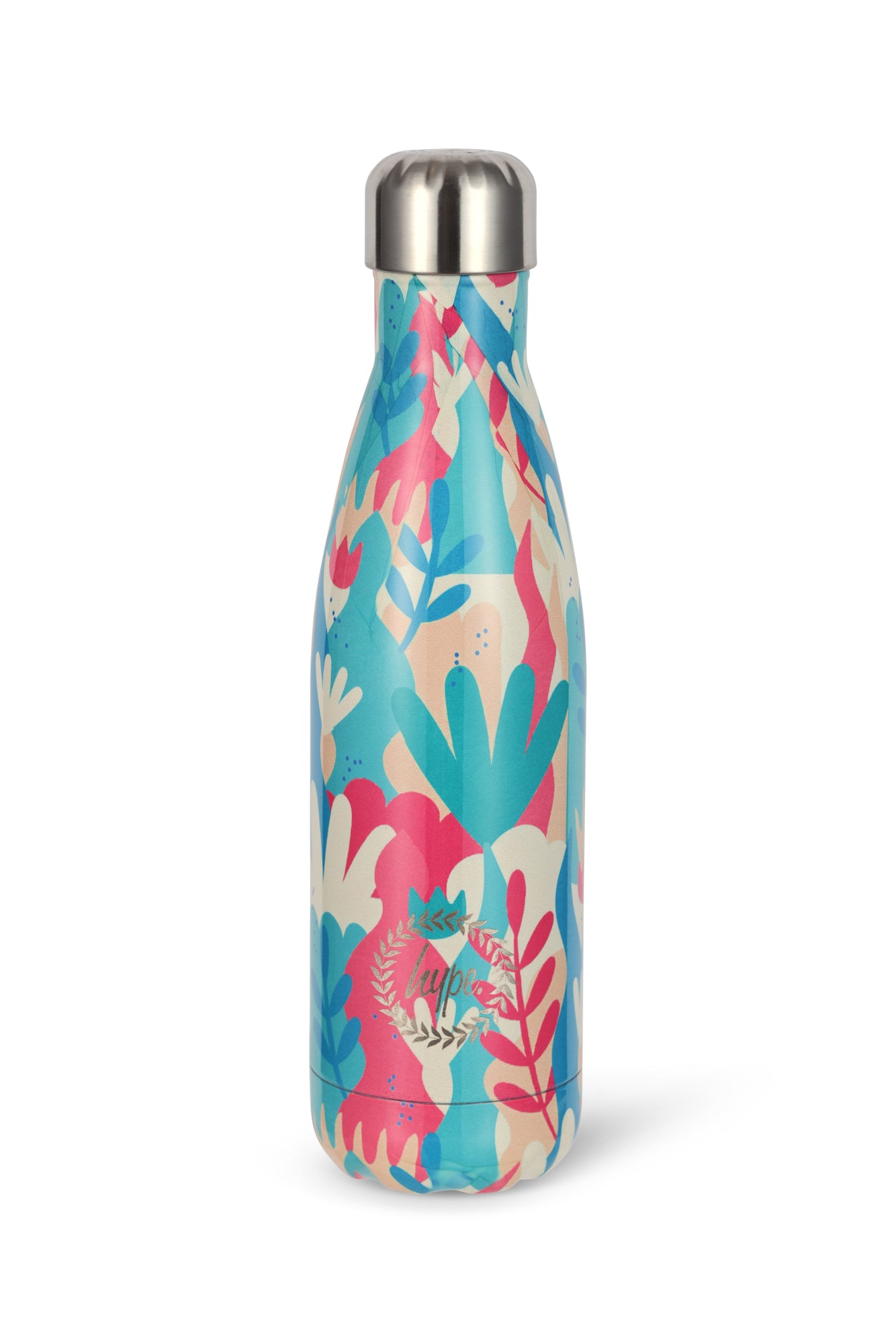 Hype Unisex Multi Pastel Flower Gaden Thermal Water Bottle