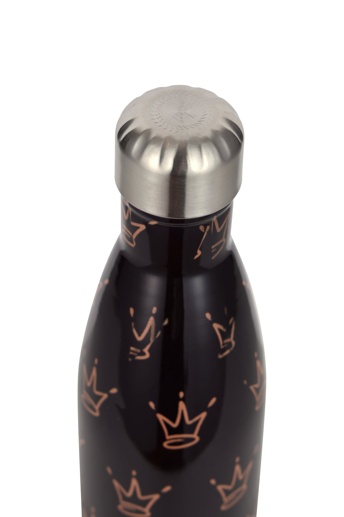 Hype Unisex Black King Thermal Water Bottle